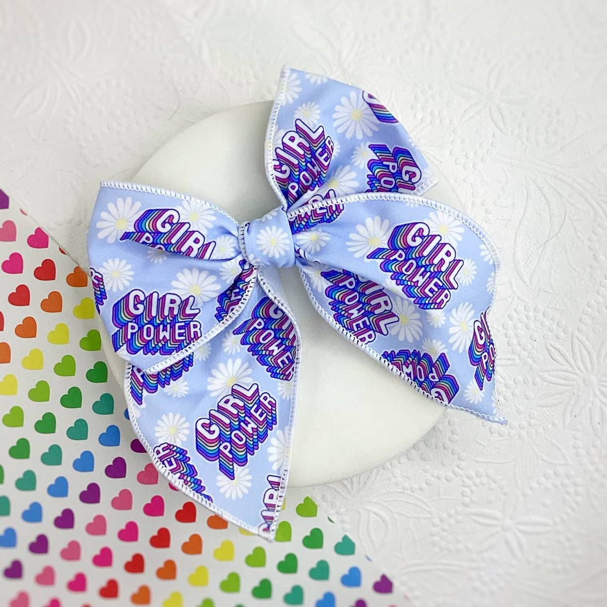 Girl Power Bow Strip and Scrunchie Collection