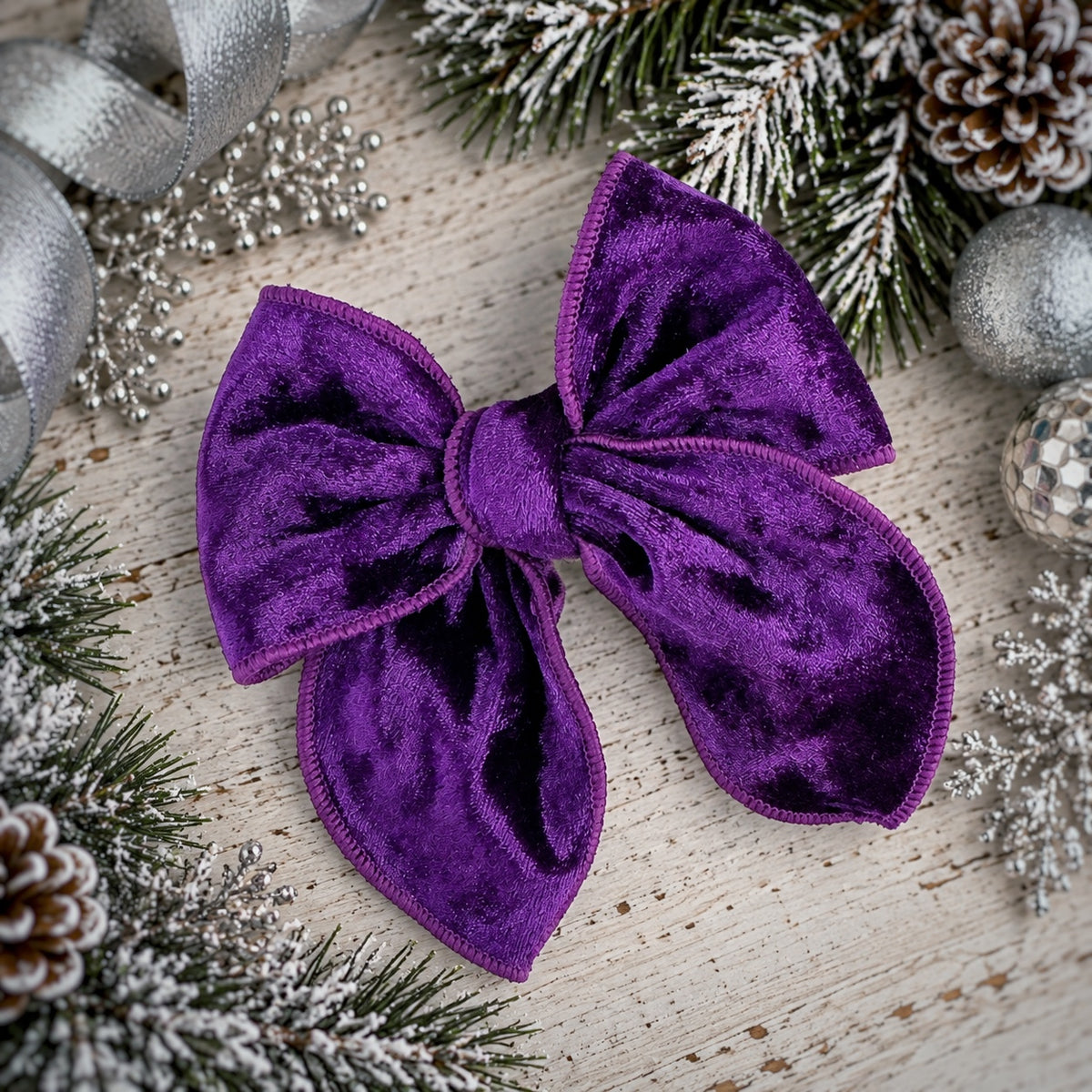 Jewel Velvets 5.5” Pre-Tied Crushed Velvet Collection