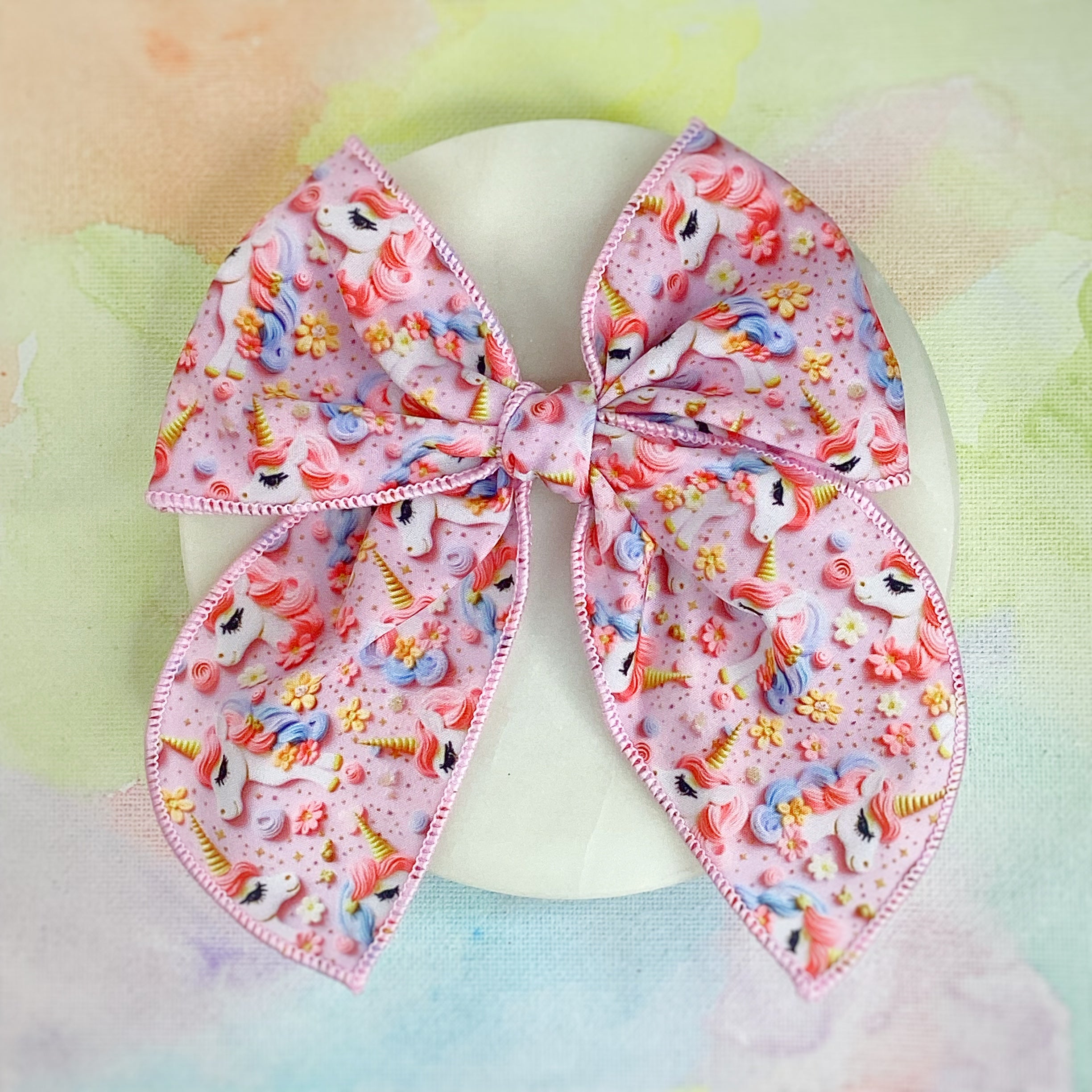 Pretty Unicorns Bow Strip and Scrunchie Collection