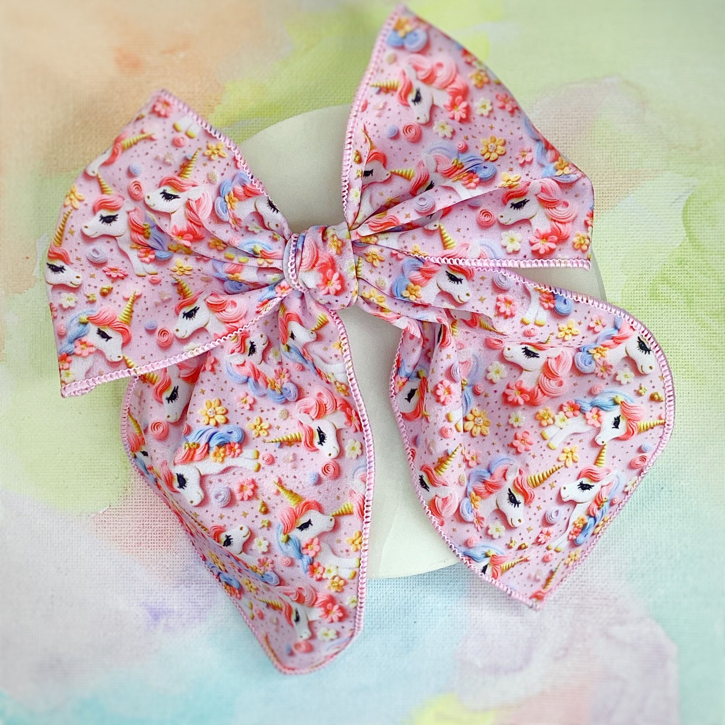 Pretty Unicorns Bow Strip and Scrunchie Collection