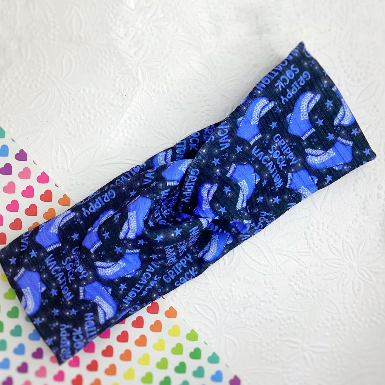 Grippy Sock Vacation Headband and Scrunchie Collection