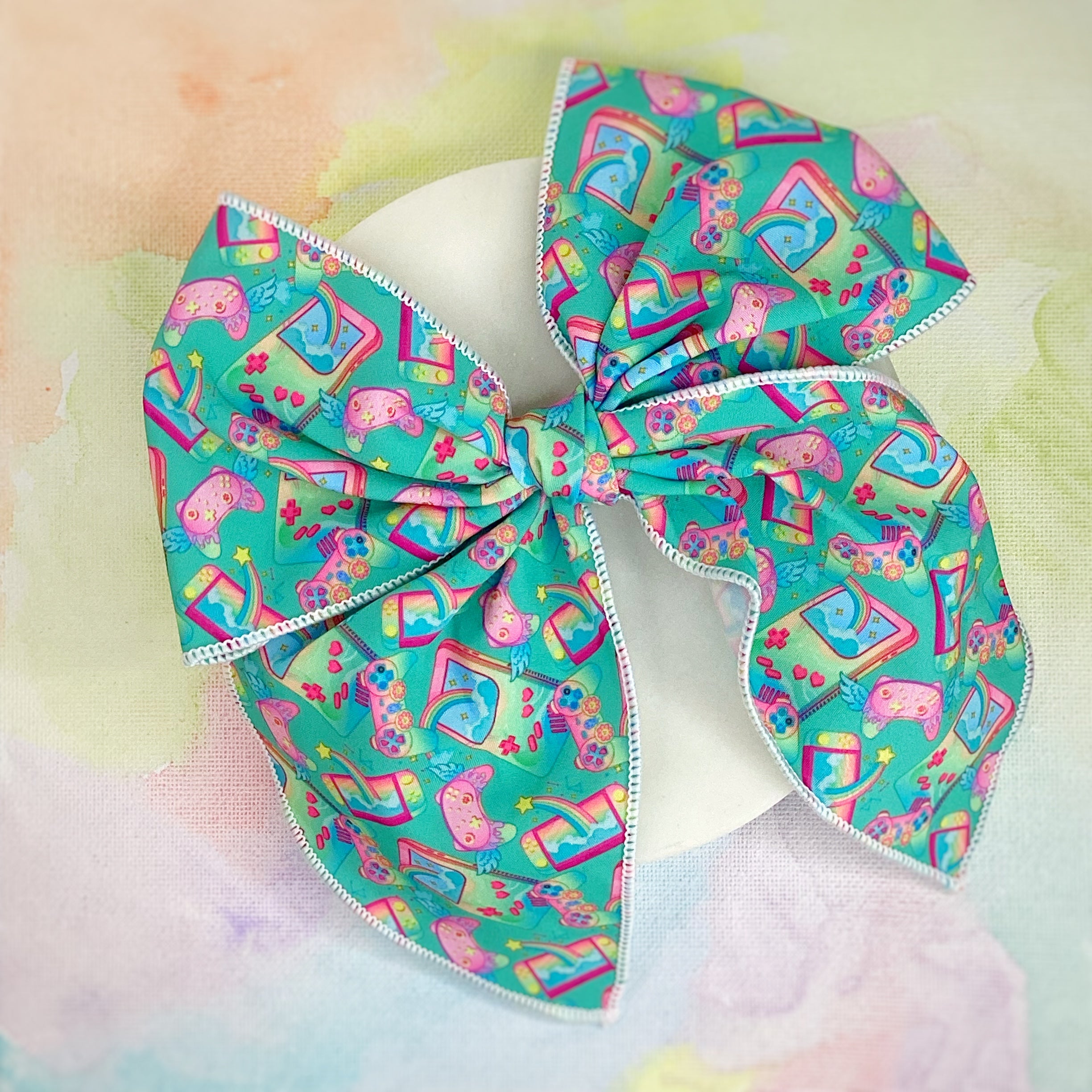 Girly Gamer Bow Strip and Scrunchie Collection