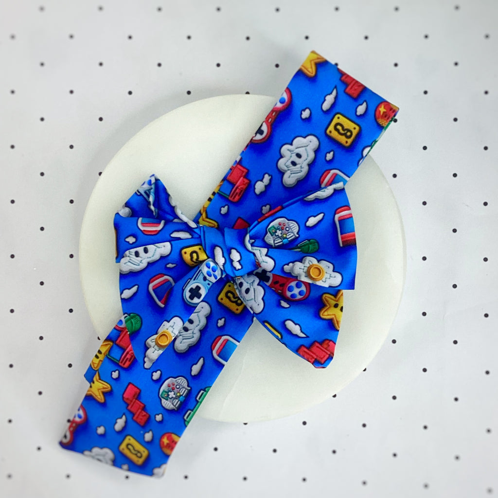 Gamer Girl Bow Strip and Scrunchie Collection