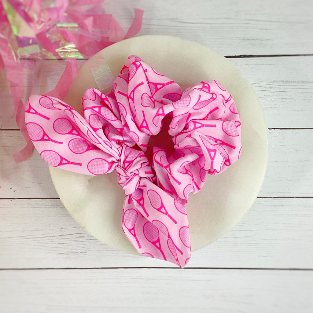 Pink Tennis Headband and Scrunchie Collection