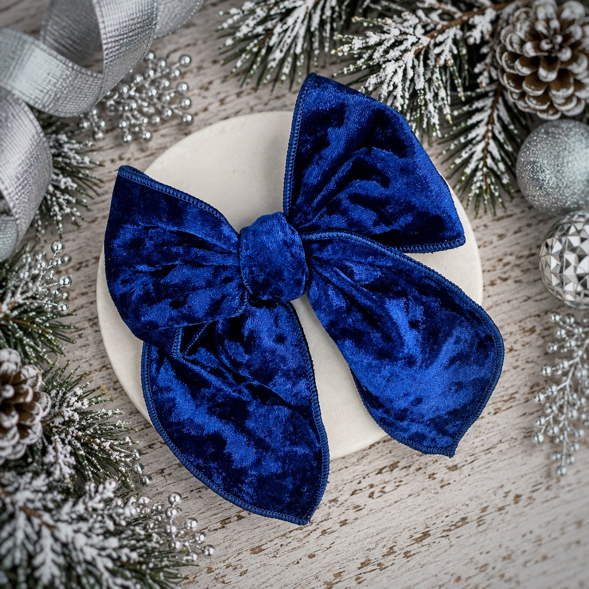 Jewel Velvets 5.5” Pre-Tied Crushed Velvet Collection