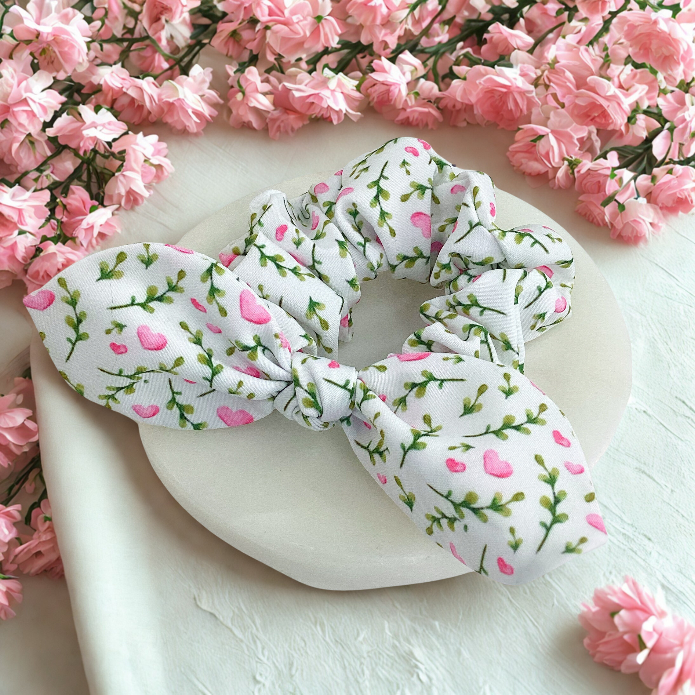 Garden of Love Bow Strip and Scrunchie Collection