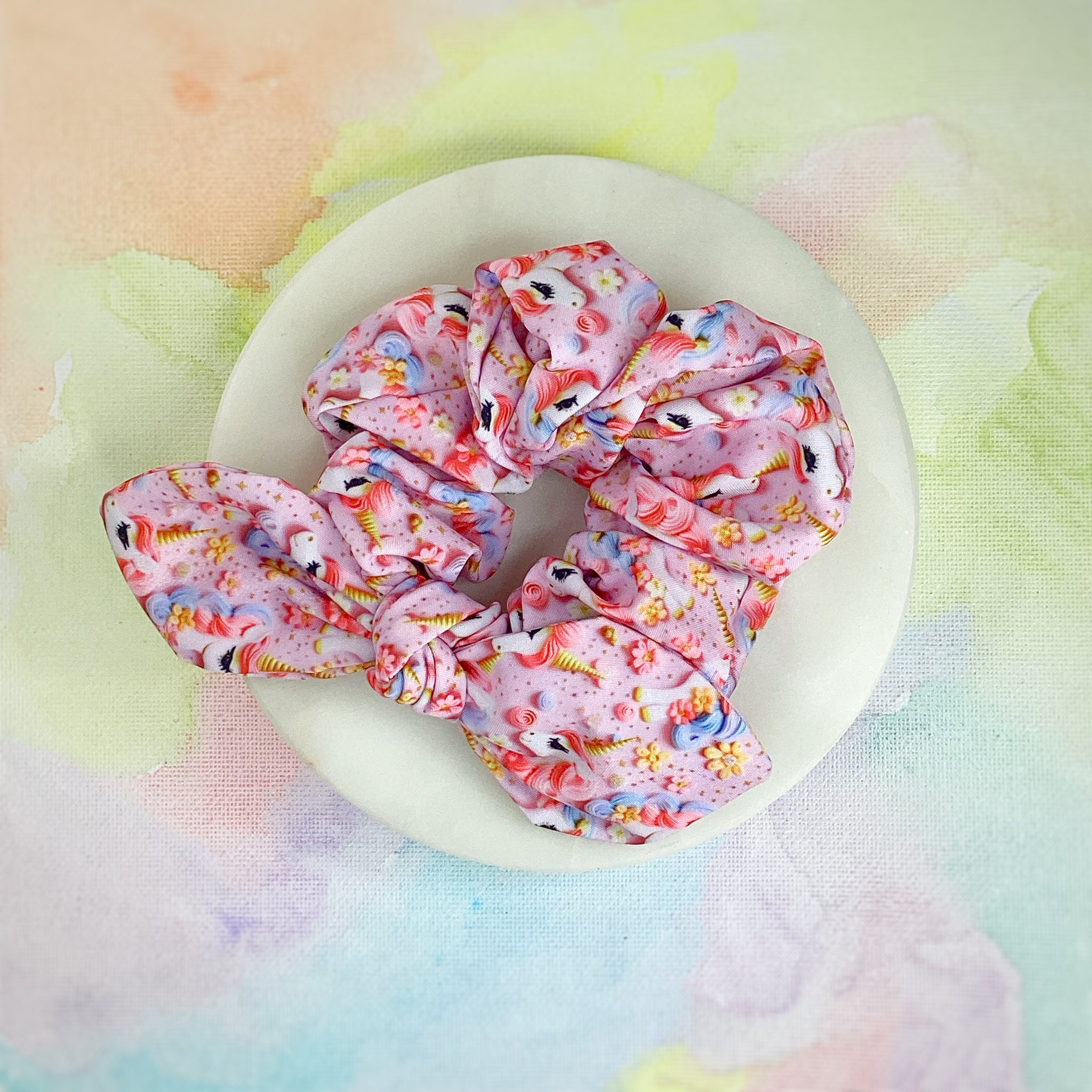 Pretty Unicorns Bow Strip and Scrunchie Collection
