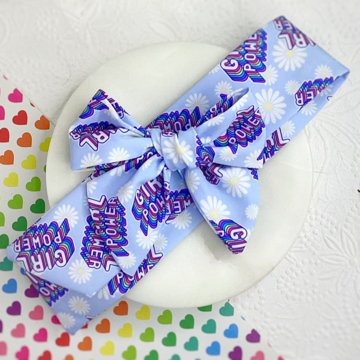 Girl Power Bow Strip and Scrunchie Collection