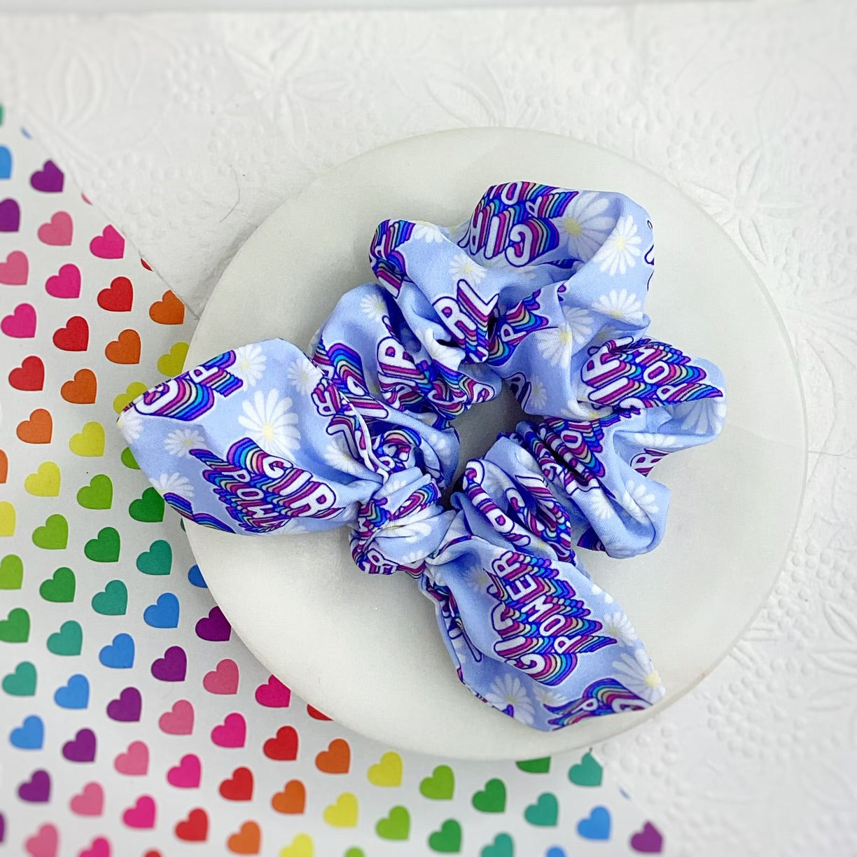 Girl Power Bow Strip and Scrunchie Collection