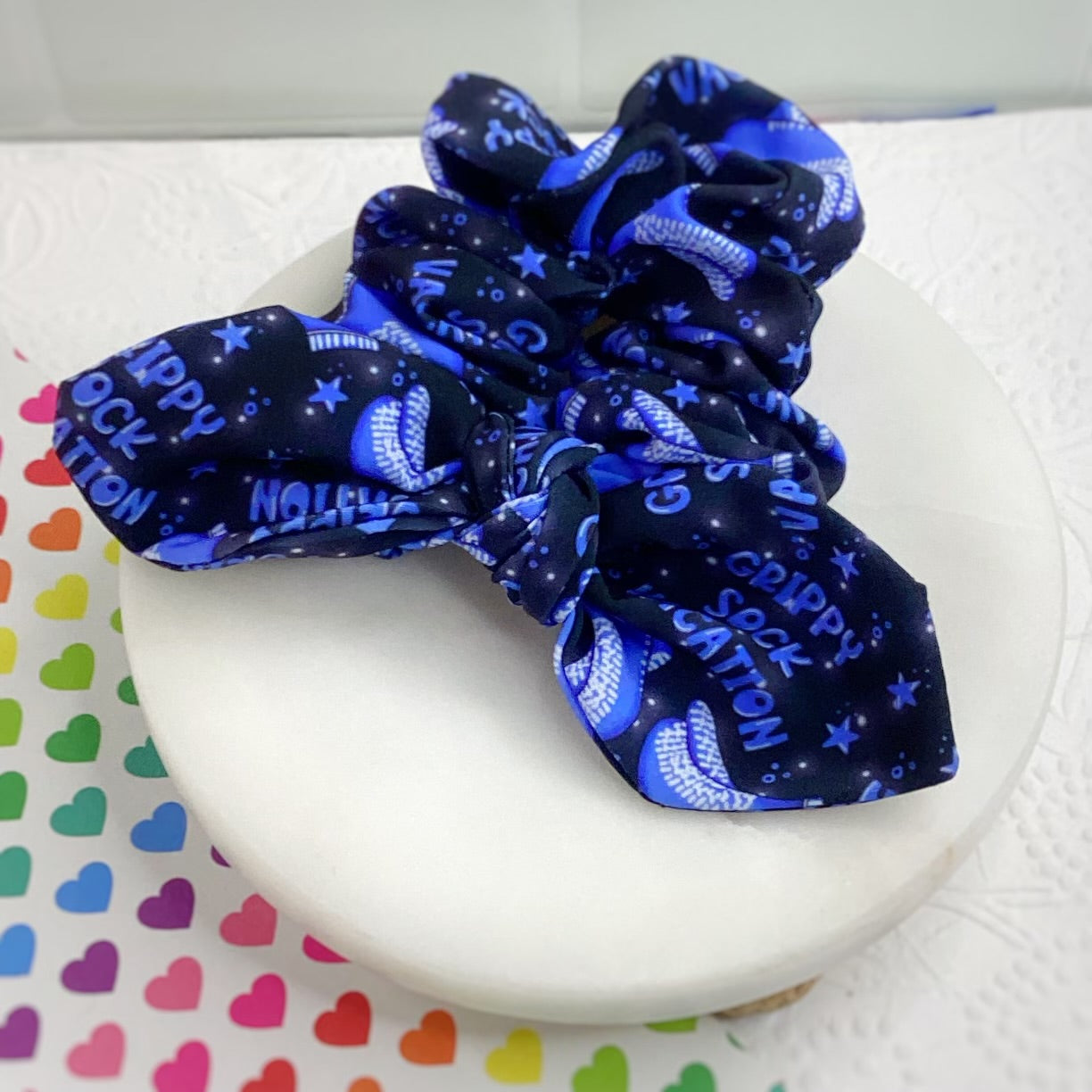 Grippy Sock Vacation Headband and Scrunchie Collection