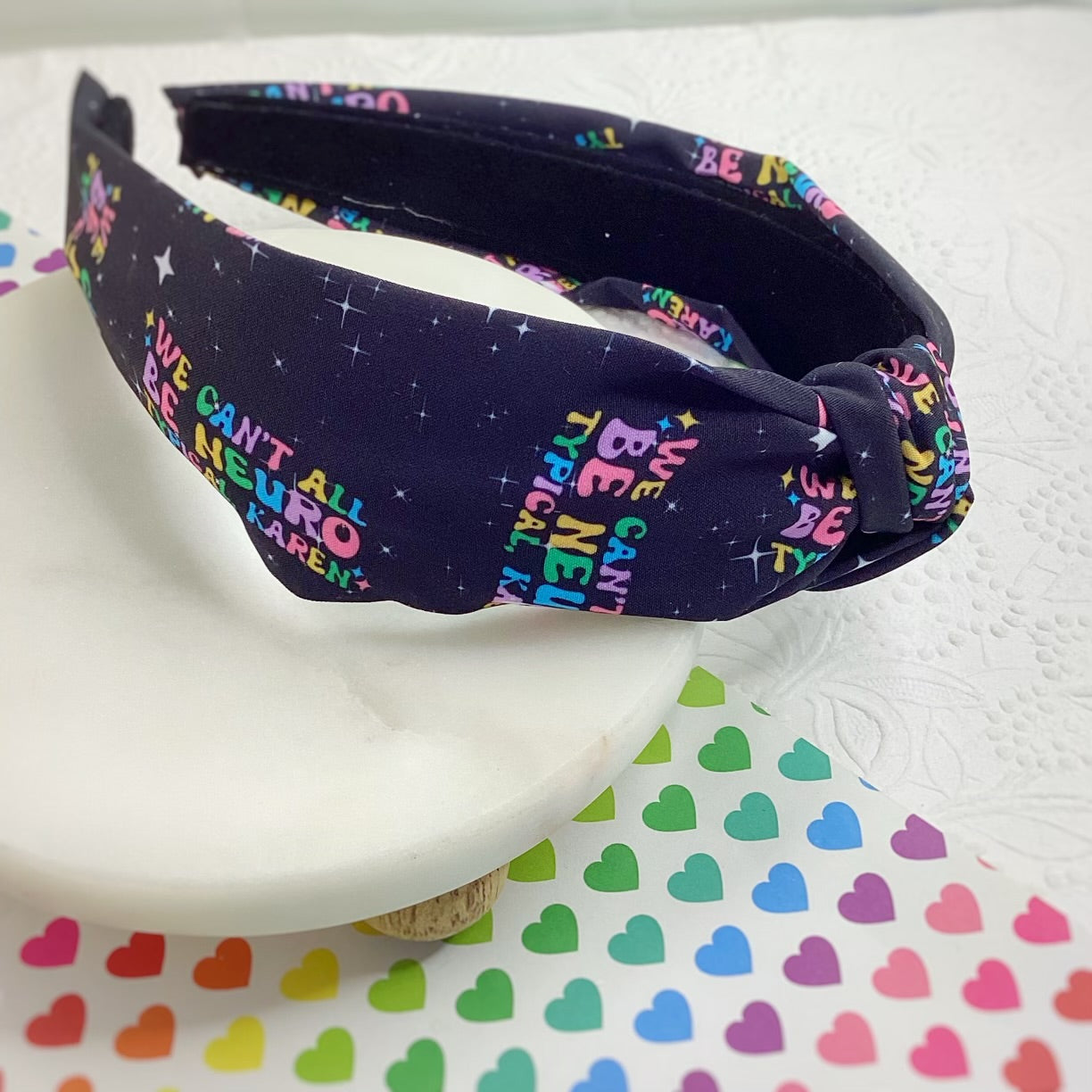 Neuro-Typical Bow Strip, Headband and Scrunchie Collection