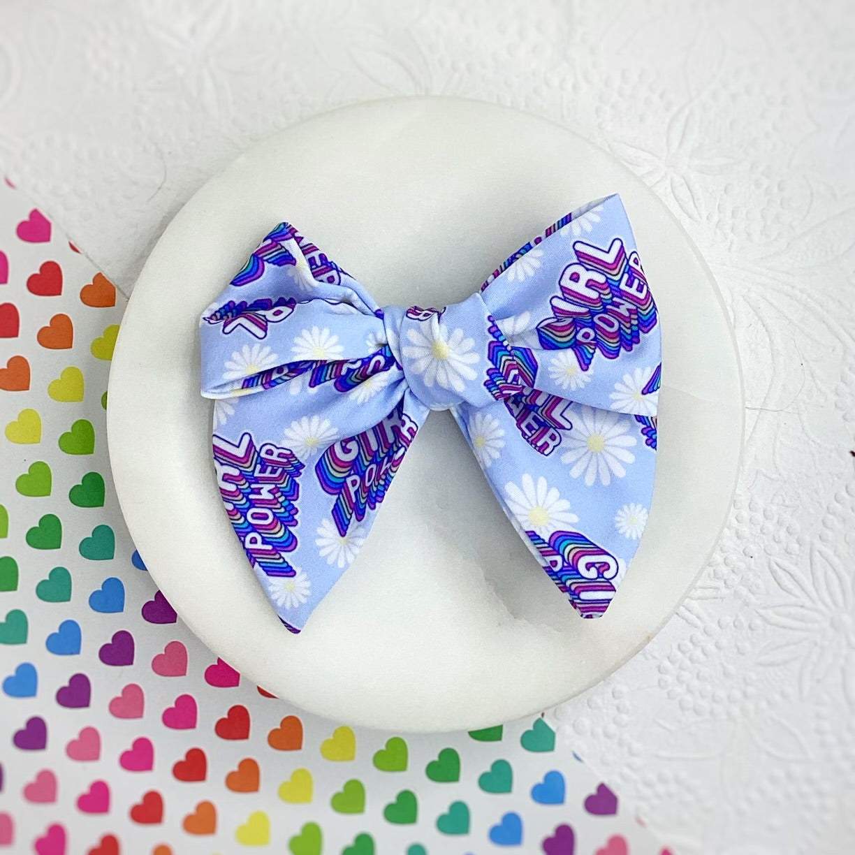 Girl Power Bow Strip and Scrunchie Collection