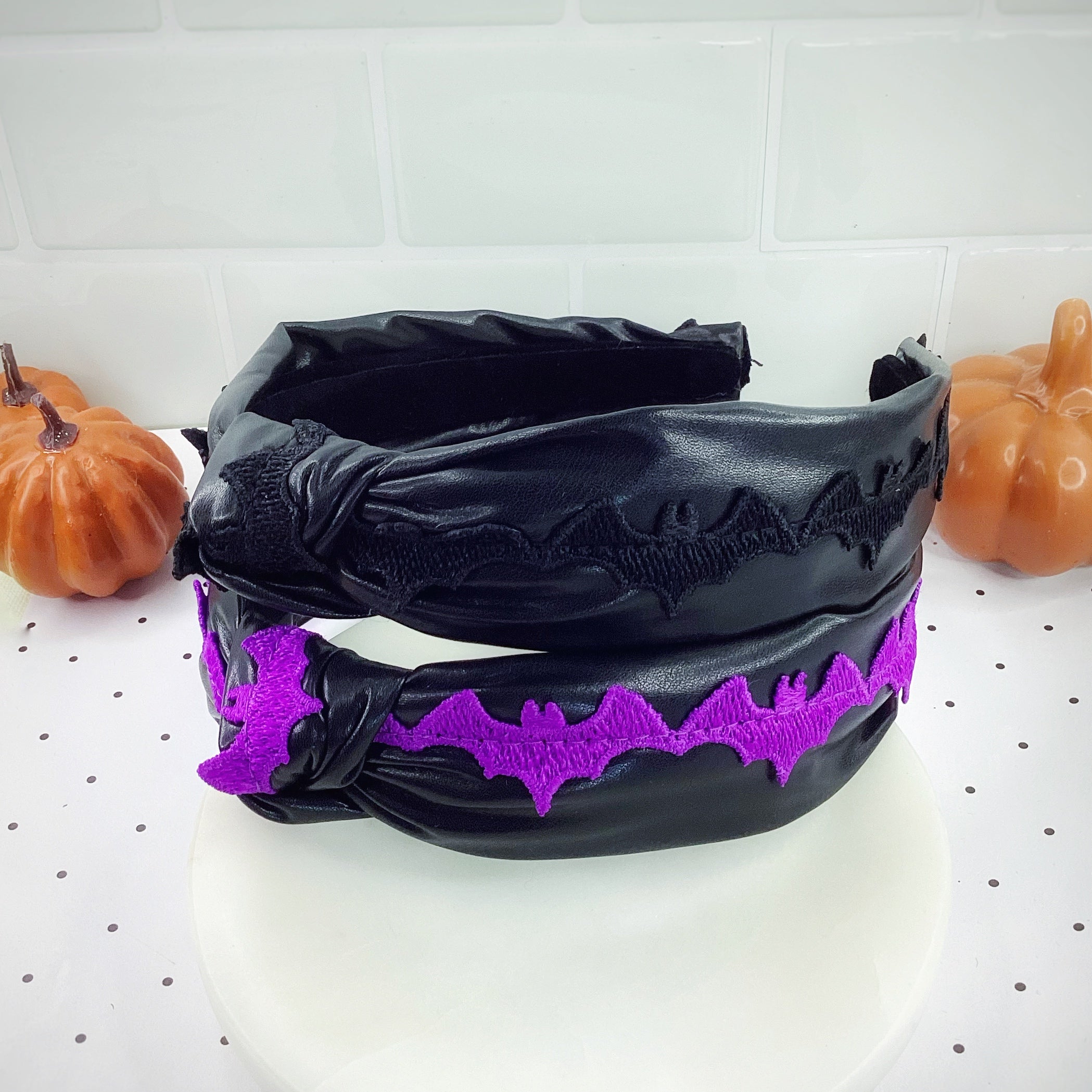 Pleather Bats Headband