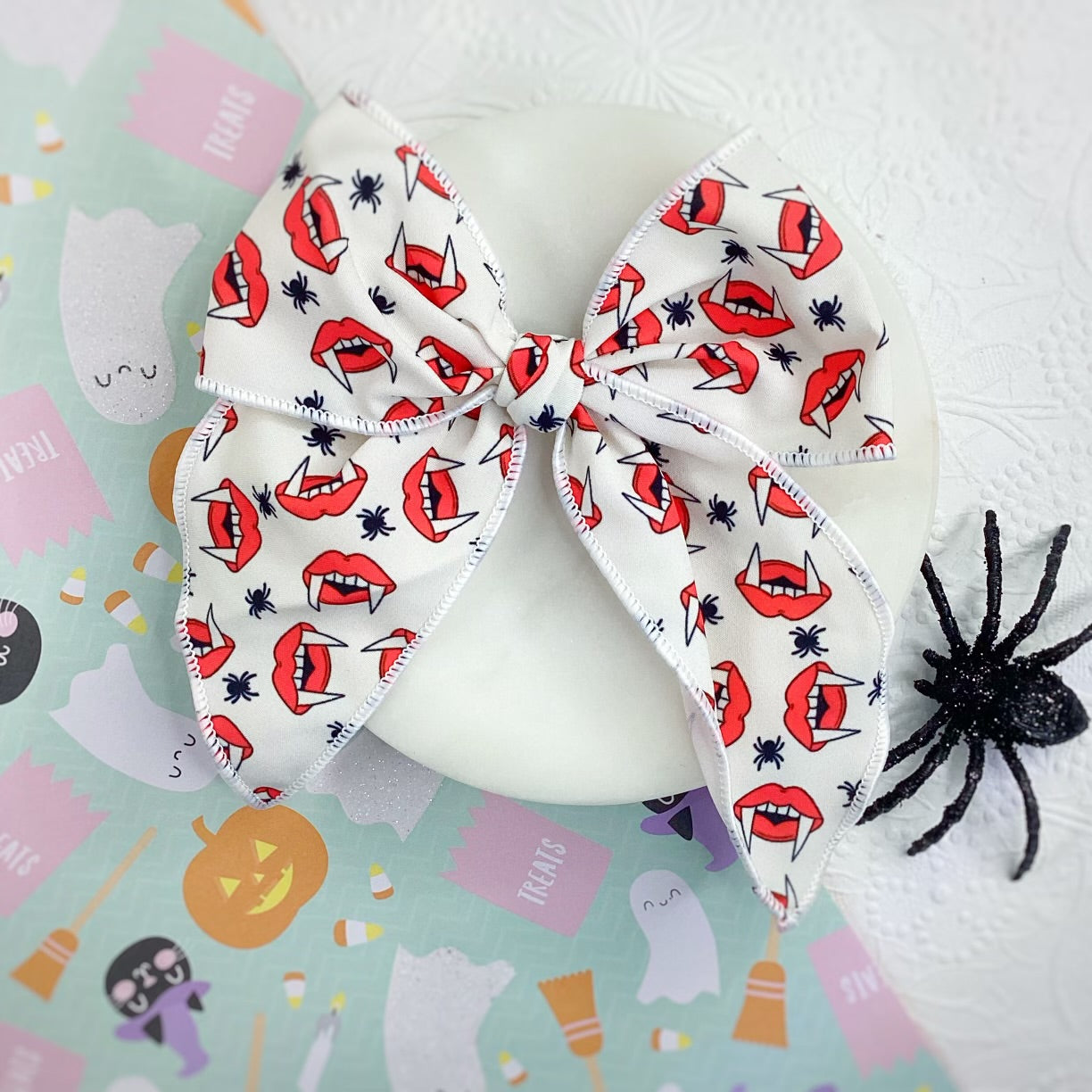 I Vant to Suck Your Blood Bow Strip and Scrunchie Collection