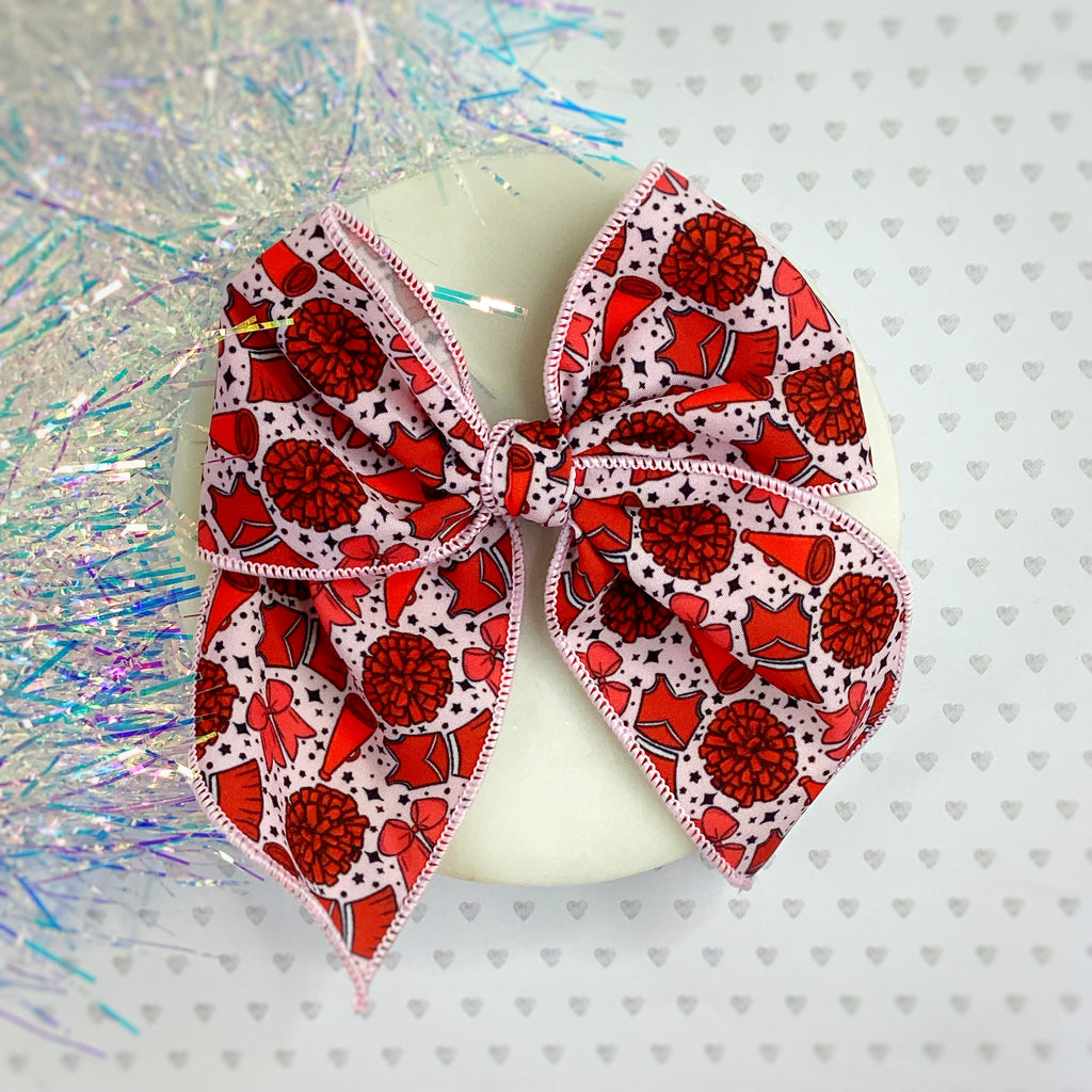 Cheer Girl Bow Strip and Scrunchie Collection
