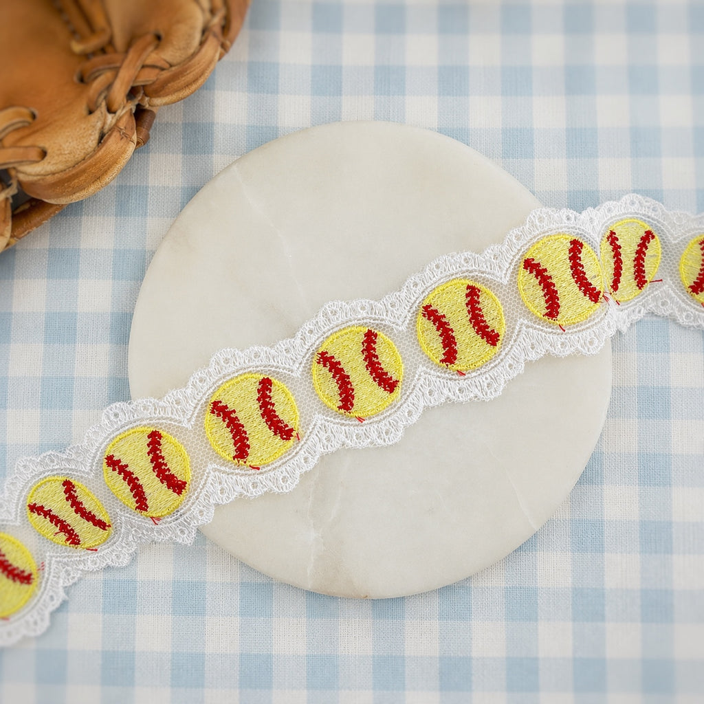 Softball Bow Lace - RTS