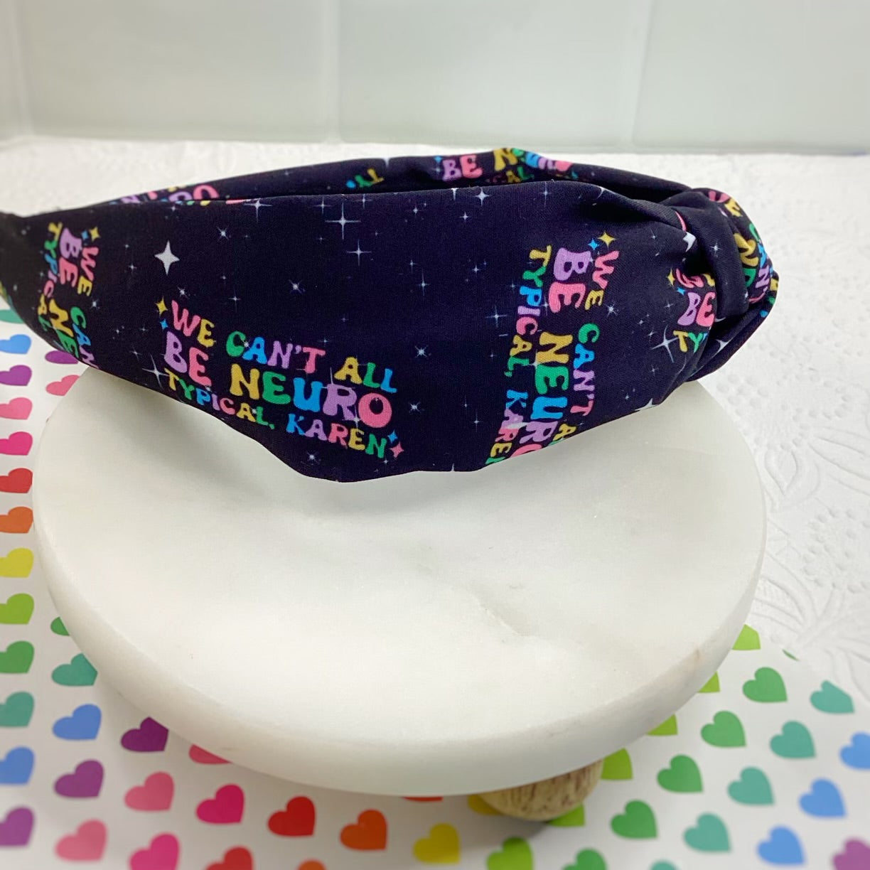 Neuro-Typical Bow Strip, Headband and Scrunchie Collection