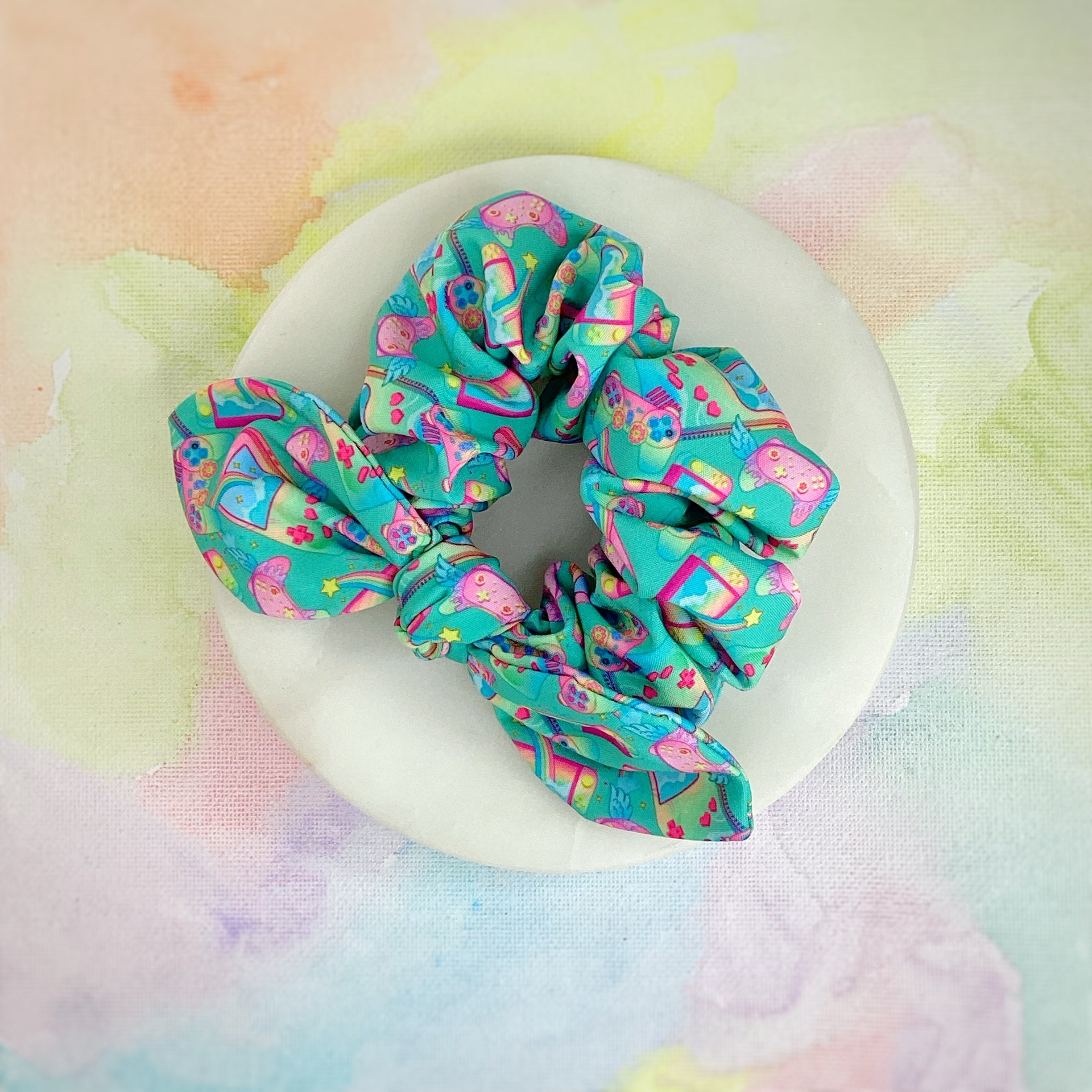 Girly Gamer Bow Strip and Scrunchie Collection