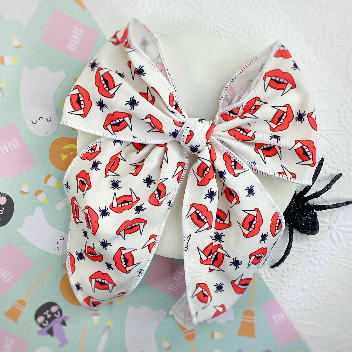 I Vant to Suck Your Blood Bow Strip and Scrunchie Collection