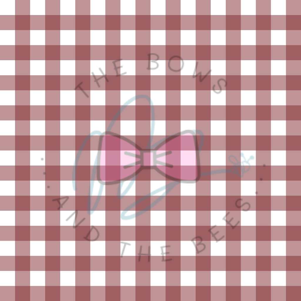 Dark Earthy Gingham Basics | 5- Piece Bundle Pack Seamless Pattern