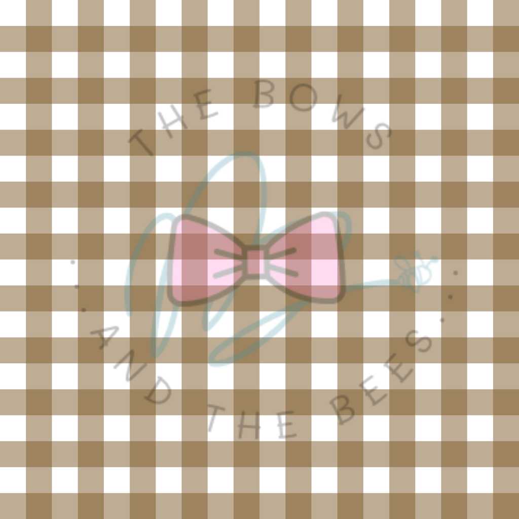Dark Earthy Gingham Basics | 5- Piece Bundle Pack Seamless Pattern