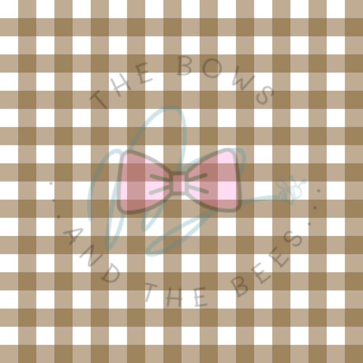 Dark Earthy Gingham Basics | 5- Piece Bundle Pack Seamless Pattern