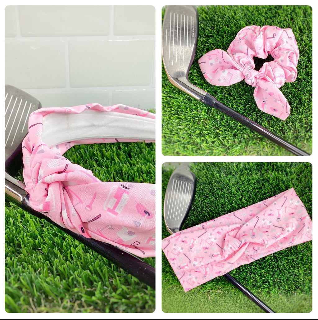 Ladies’ Golf Headband and Scrunchie Collection