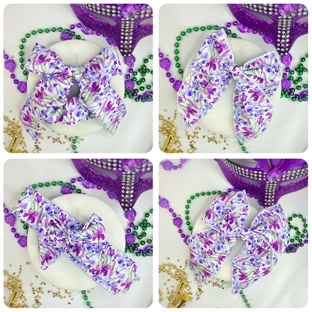 Iris Bow Strip and Scrunchie Collection