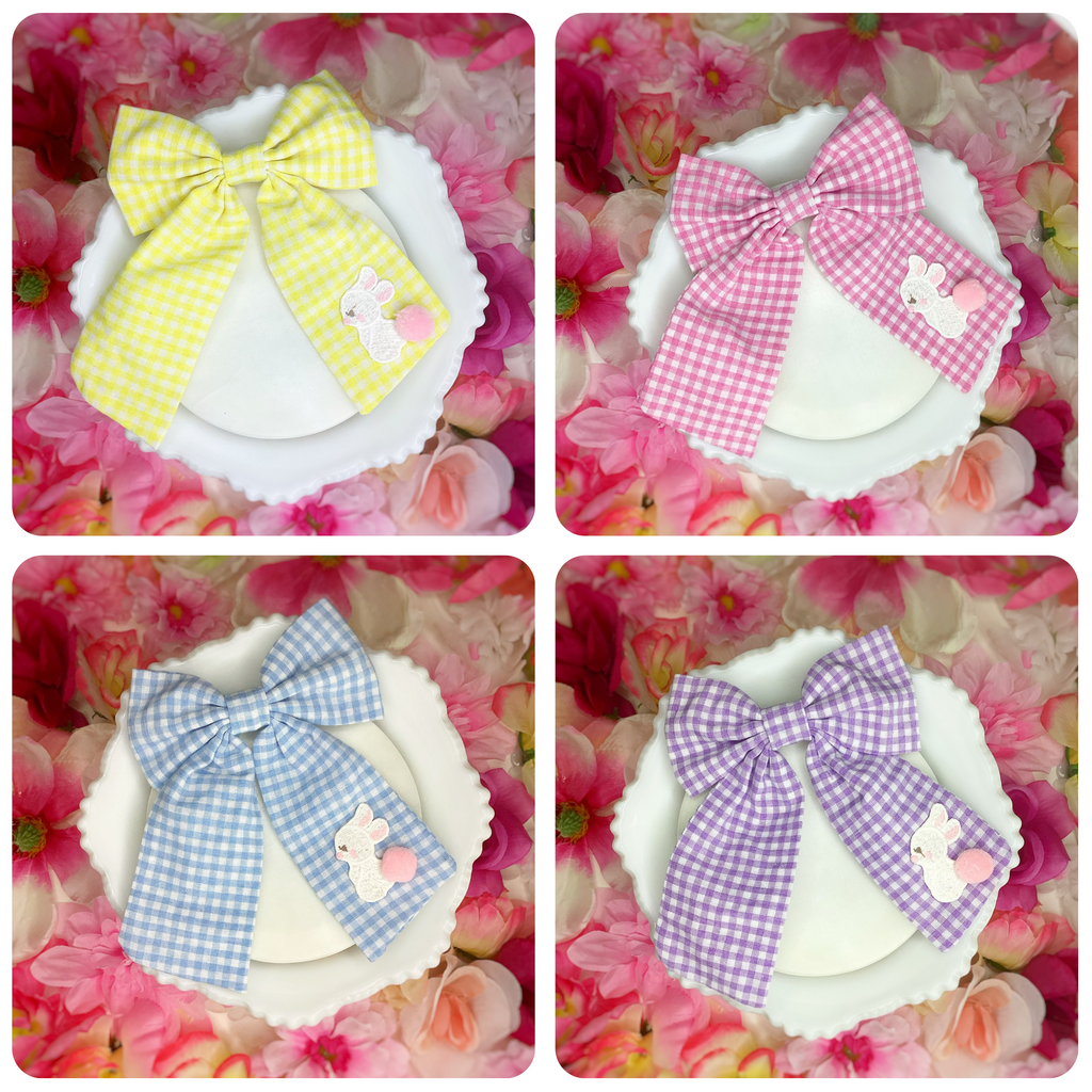 Bunny Gingham Bows