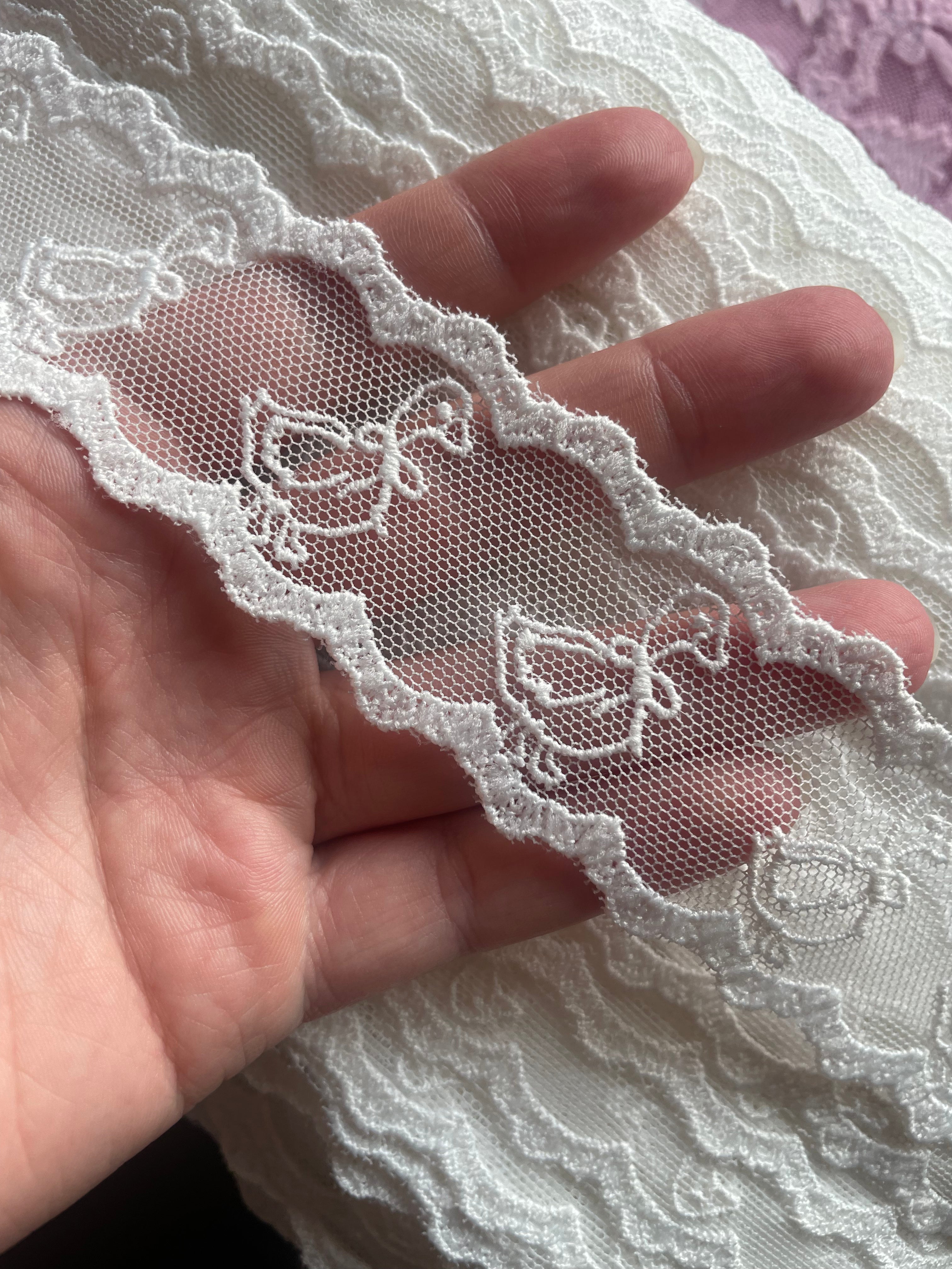 Custom Dainty Goose Lace Trim- RTS