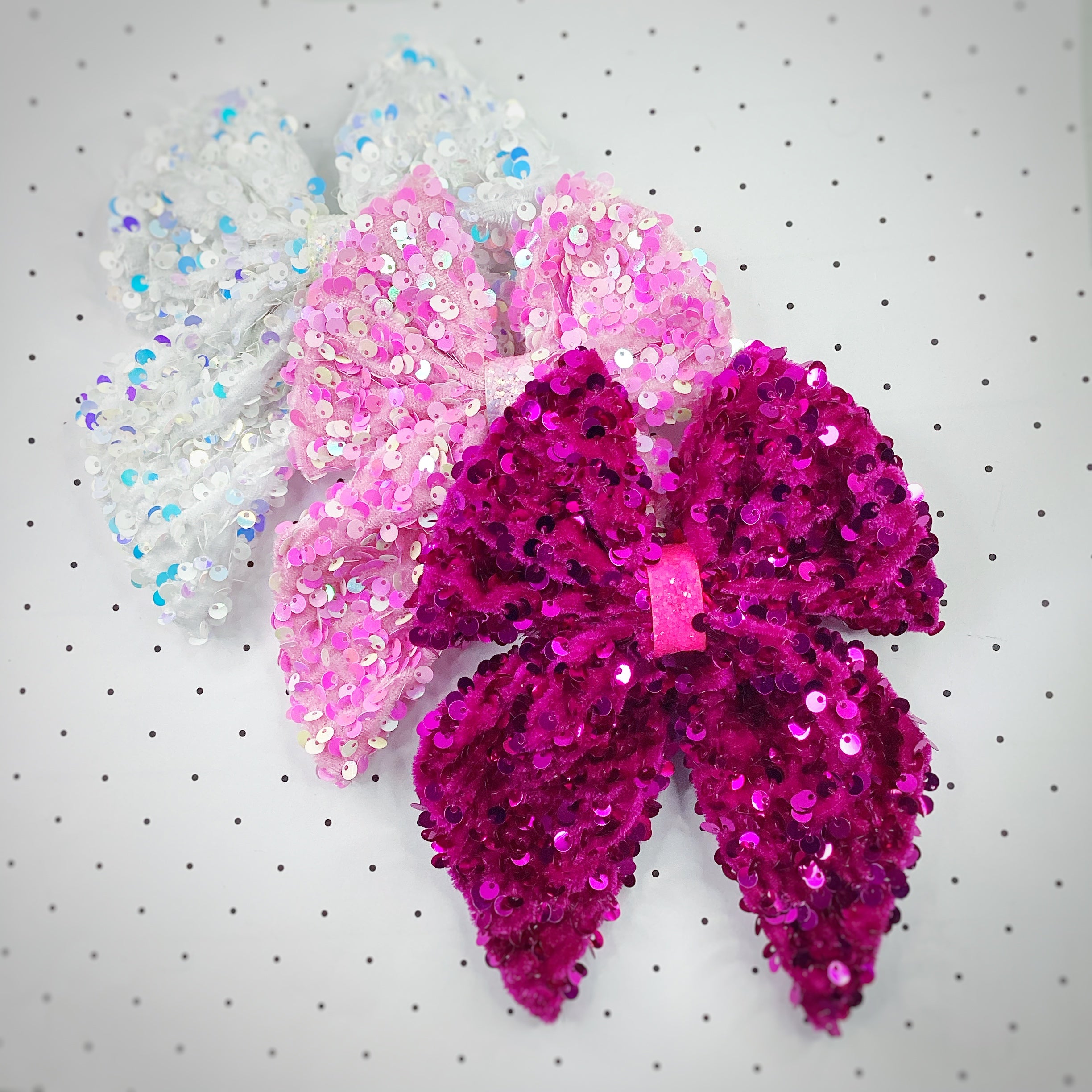 Valentine’s Sequin Velvet Bow Collection
