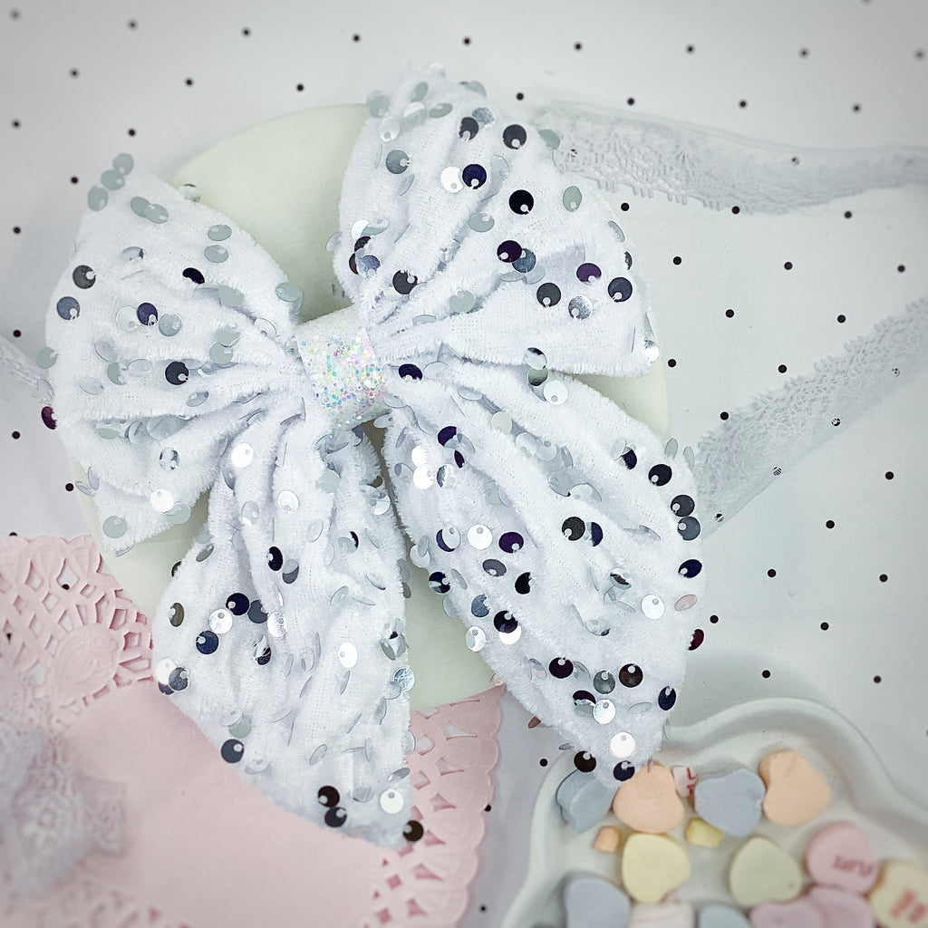 Valentine’s Sequin Velvet Bow Collection