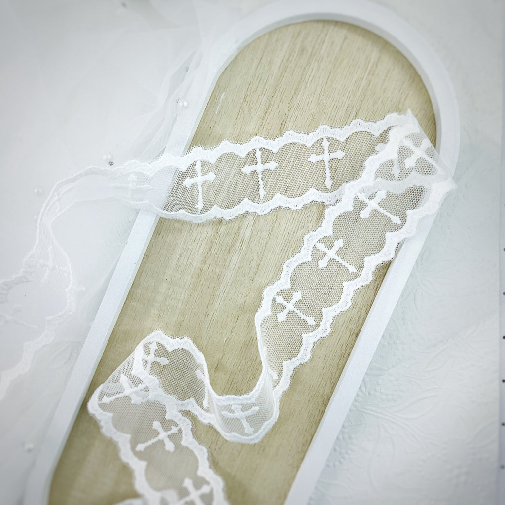 Custom Cross Lace Trim