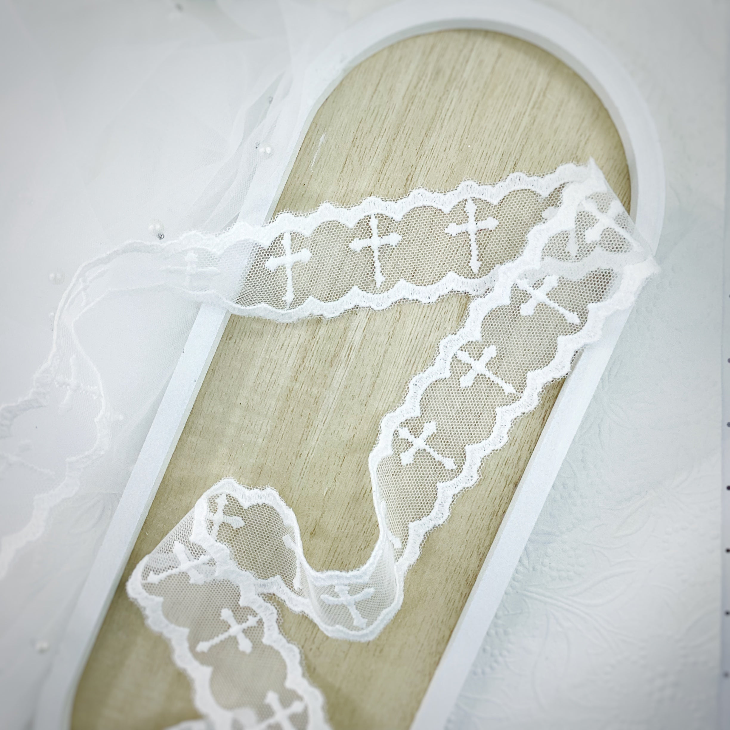Custom Cross Lace Trim