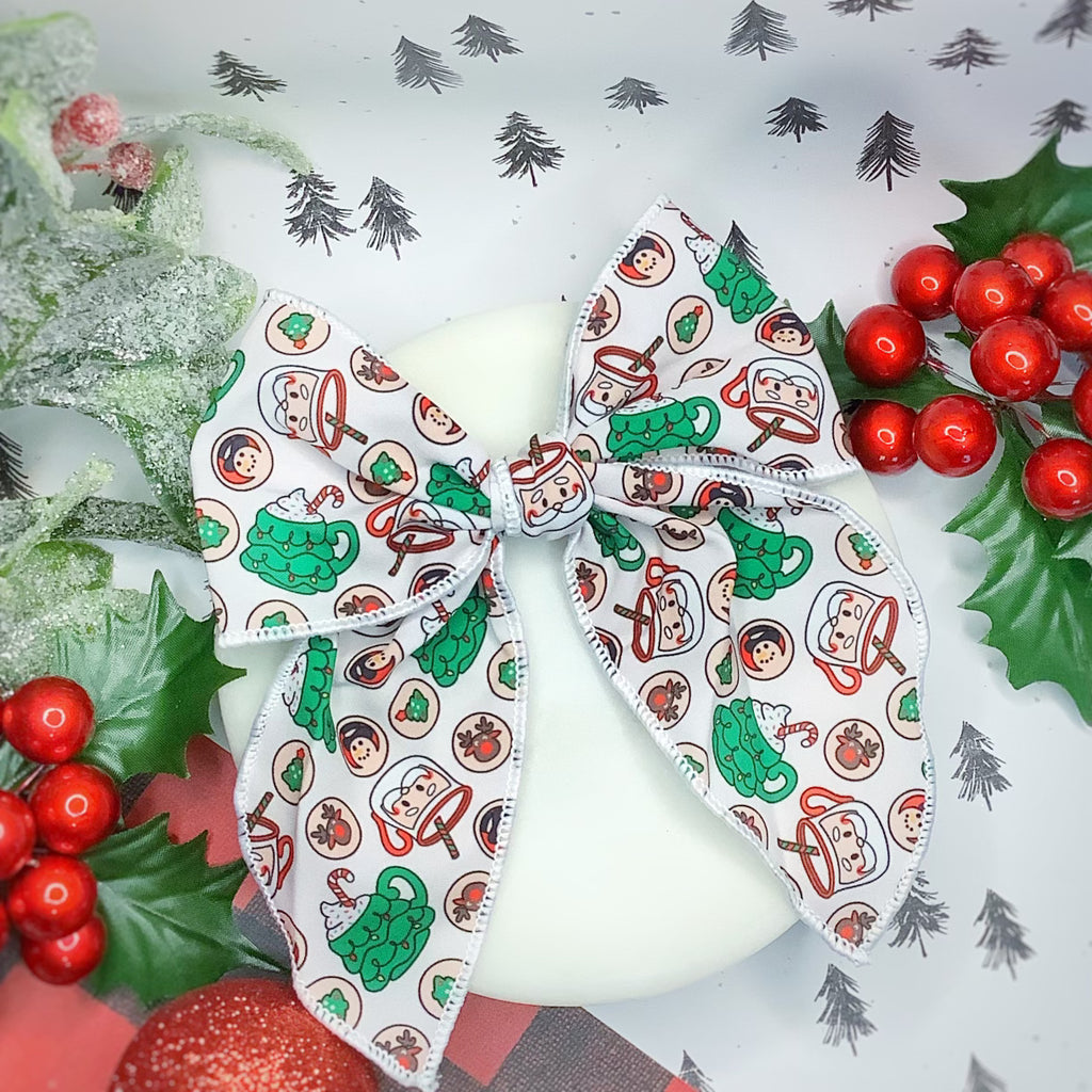 Christmas Cookie Characters Quinn Scrunchie, Headband and Bow Collection