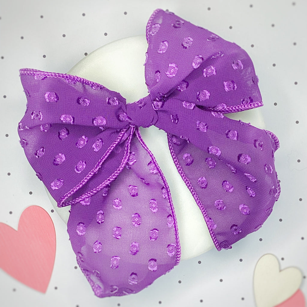 Organza Dot Matilee Bow Collection
