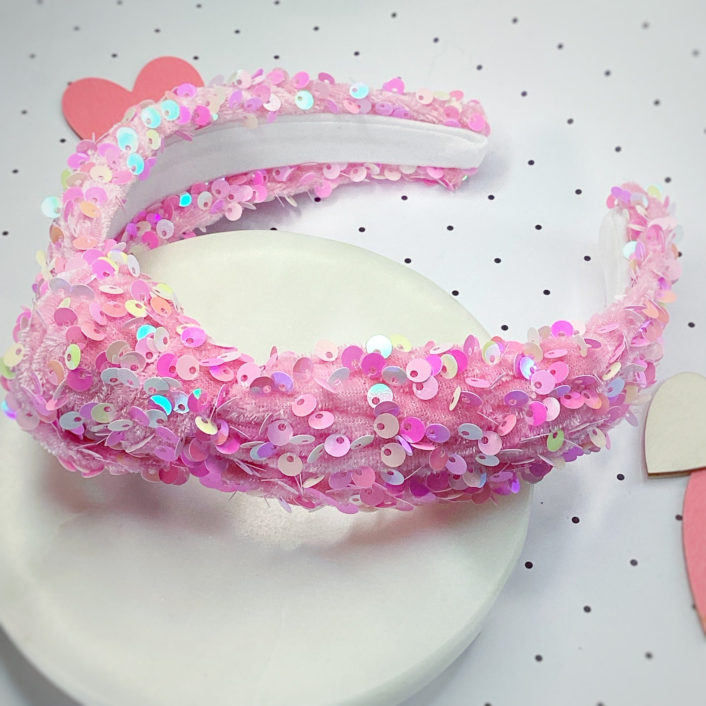 Velvet Sequin Knot Top Headband Collection