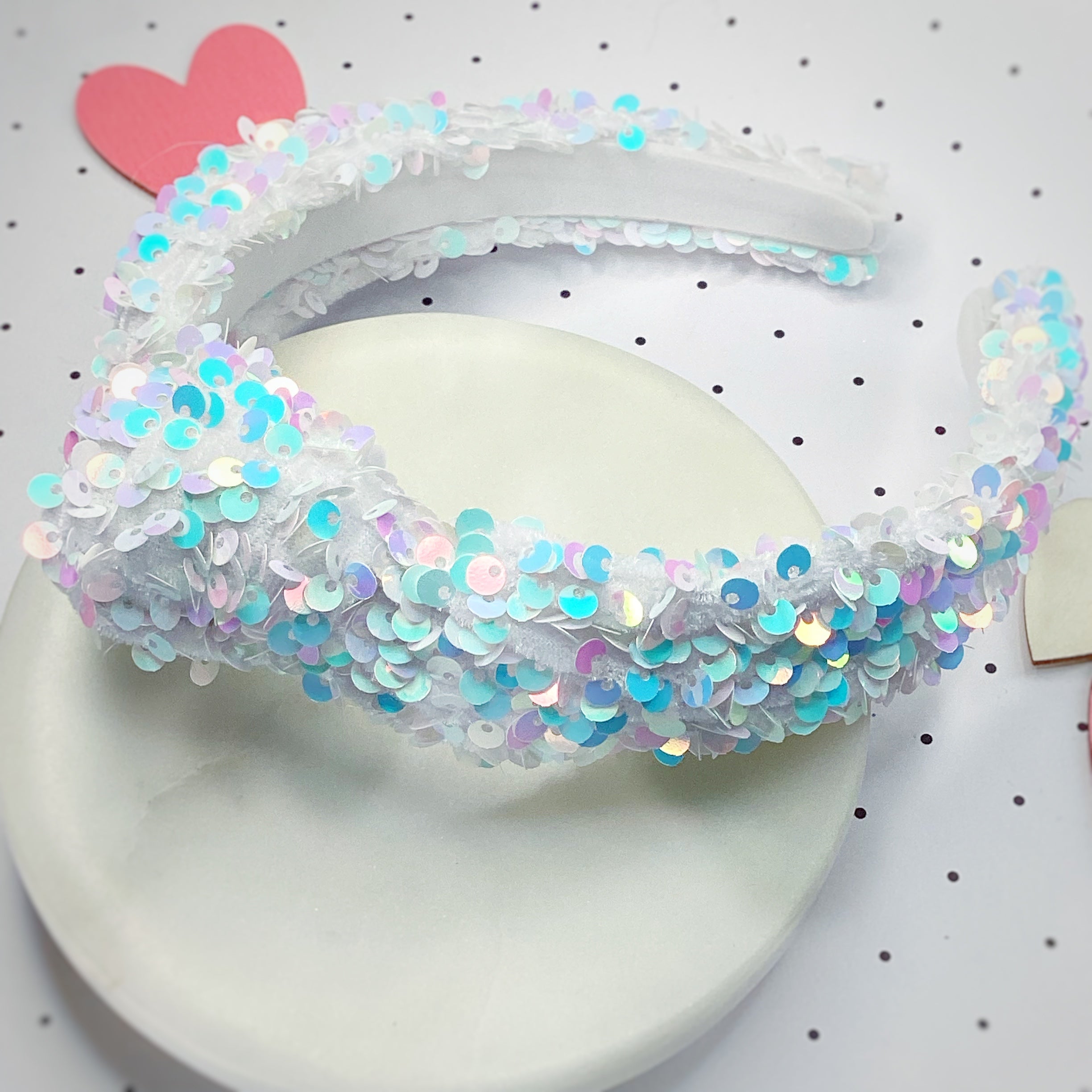 Velvet Sequin Knot Top Headband Collection