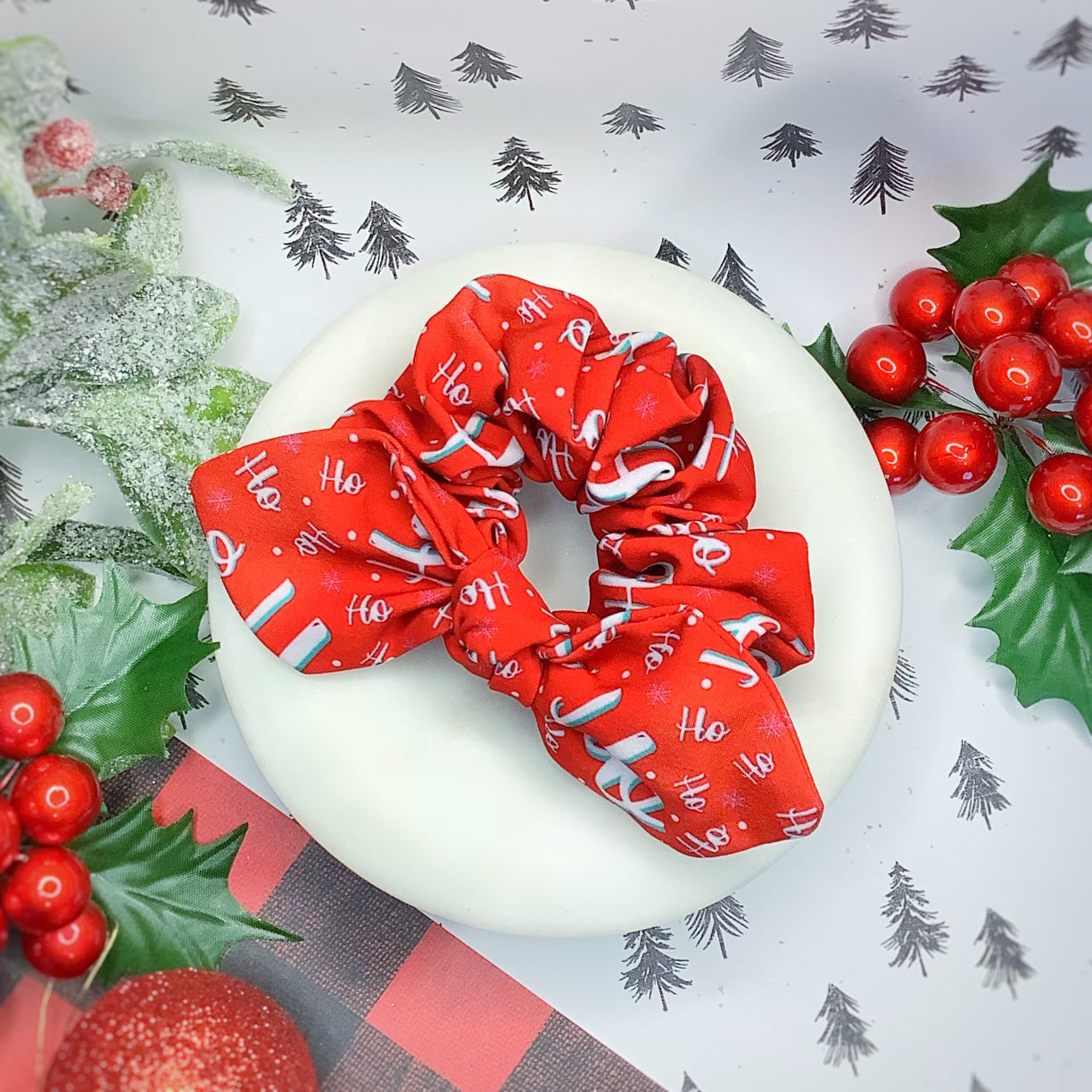 Ho! Ho! Ho! Bow Strip and Scrunchie Collection