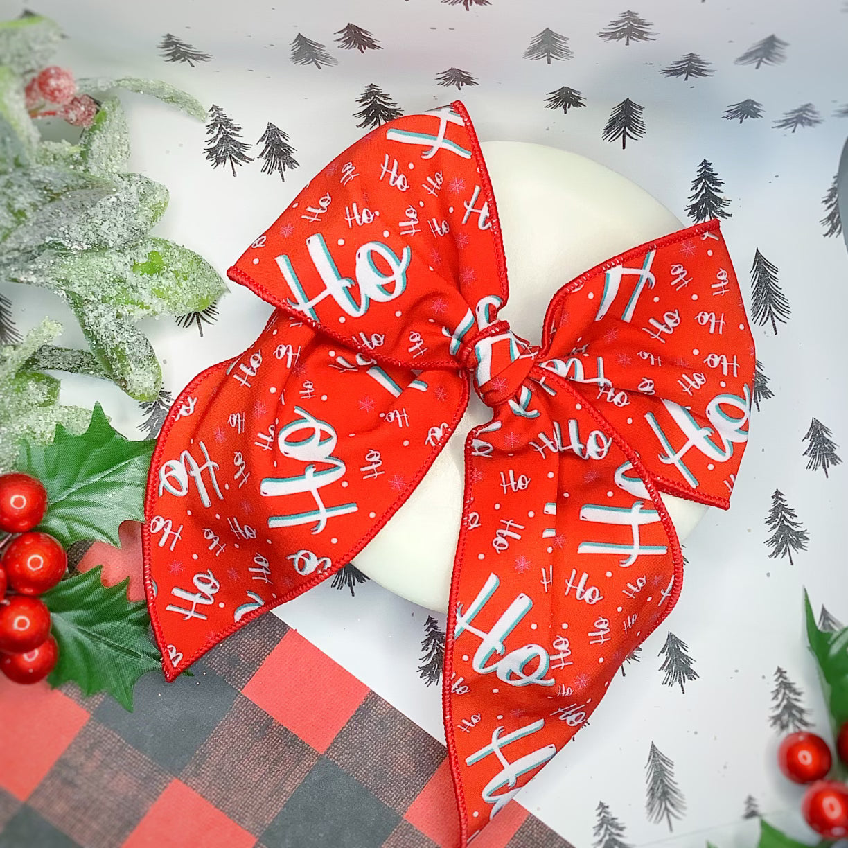 Ho! Ho! Ho! Bow Strip and Scrunchie Collection