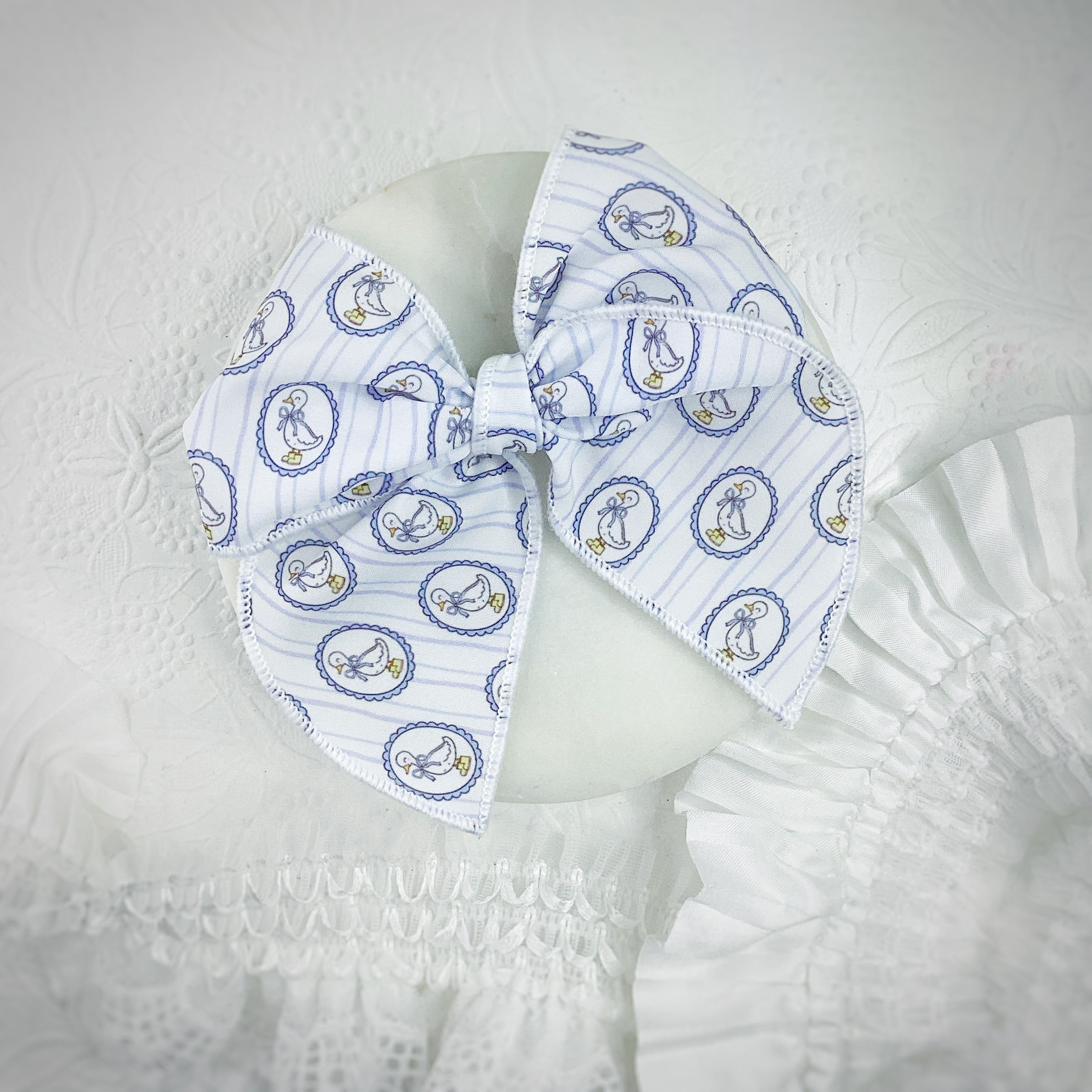 Framed Goose Pre-Tied Bow Strip Collection