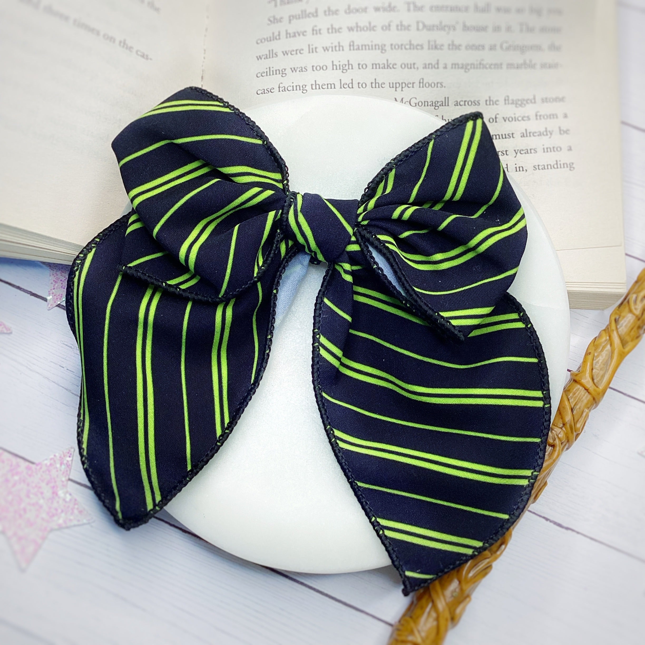 School Stripes Bow Strip, Headband and Scrunchie Collection