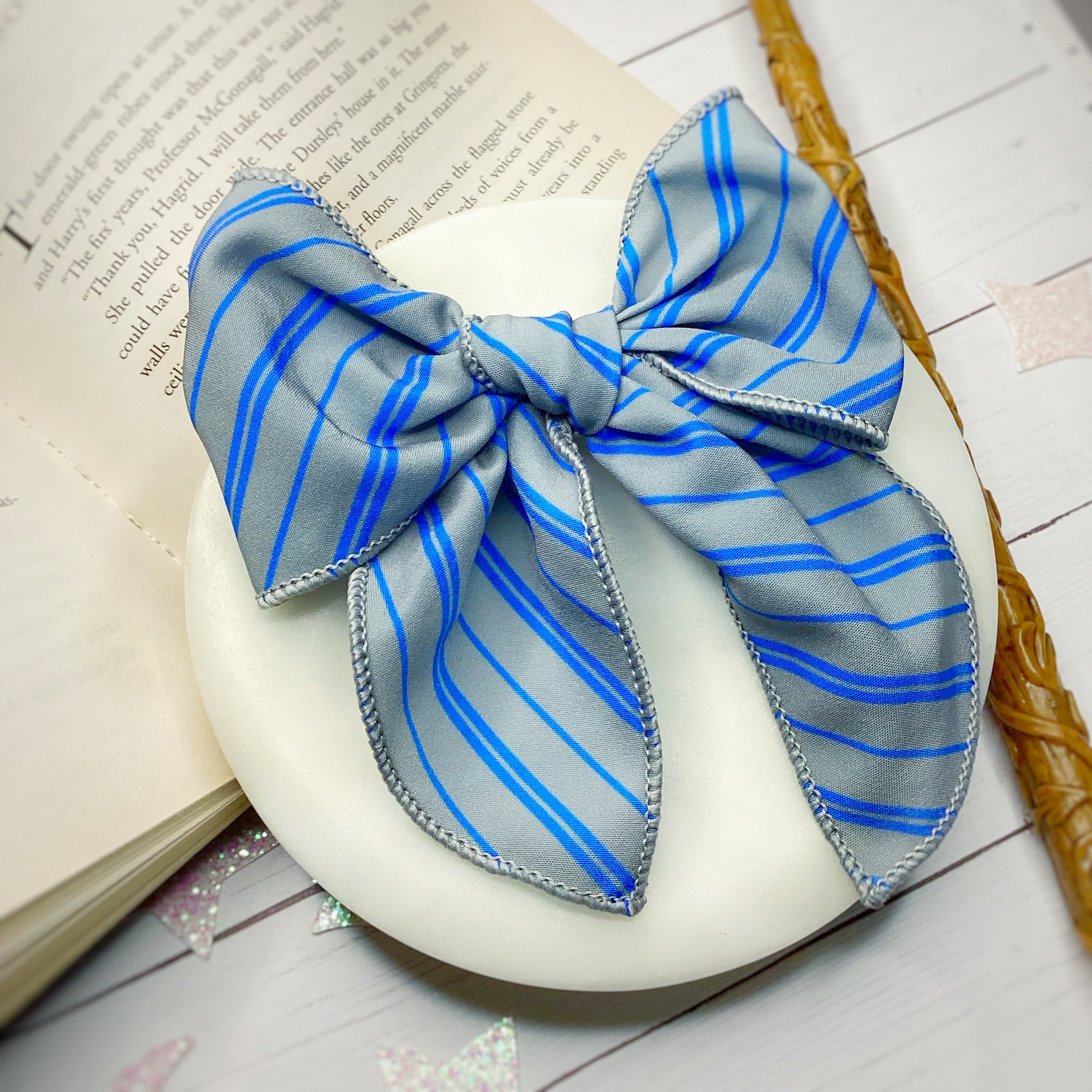 School Stripes Bow Strip, Headband and Scrunchie Collection