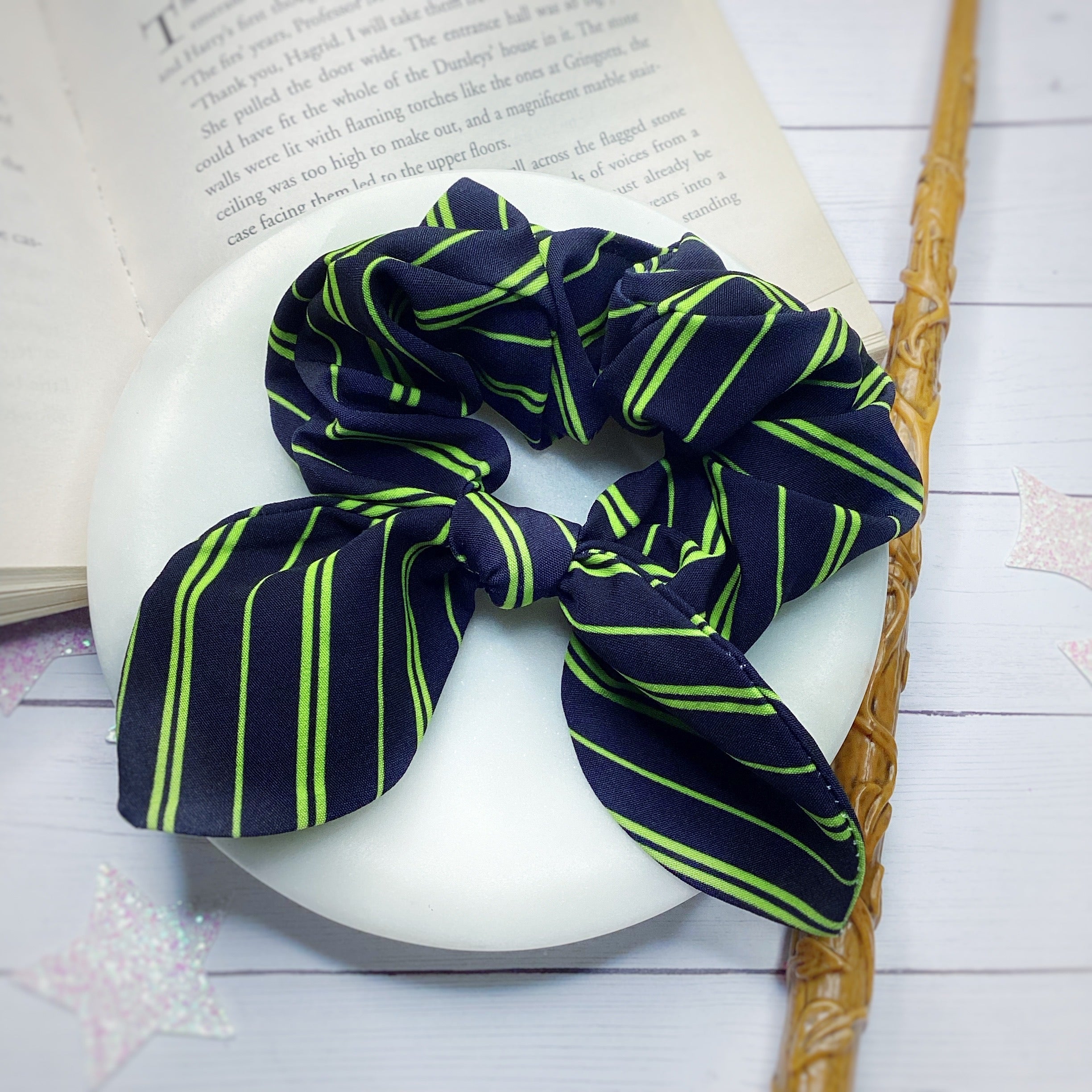 School Stripes Bow Strip, Headband and Scrunchie Collection