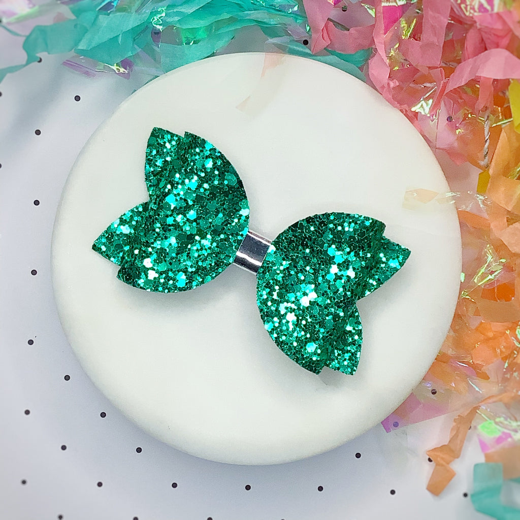 Solid Sparkle 3.5” Bow Collection