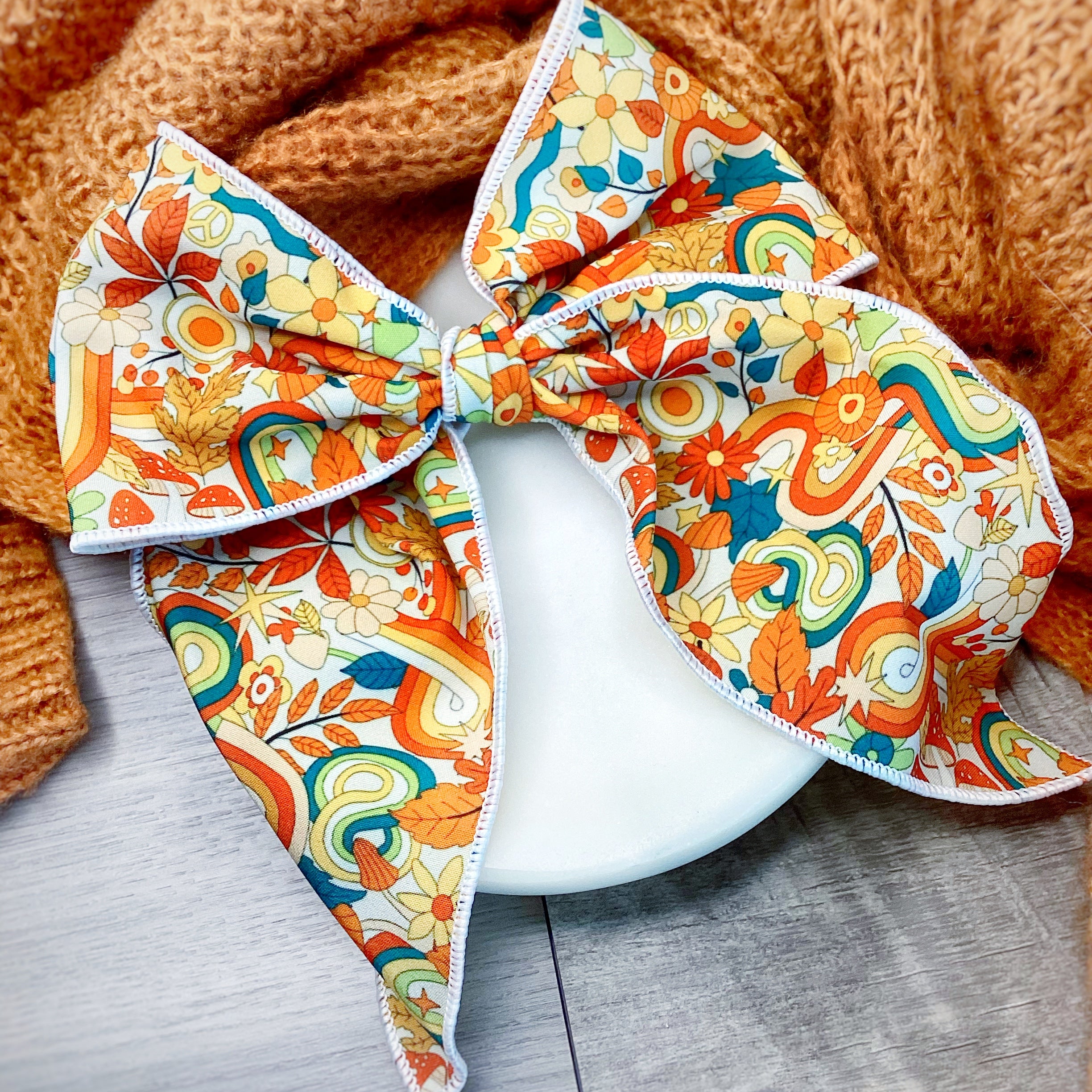 Woodstock Bow Strip, Headband and Scrunchie Collection