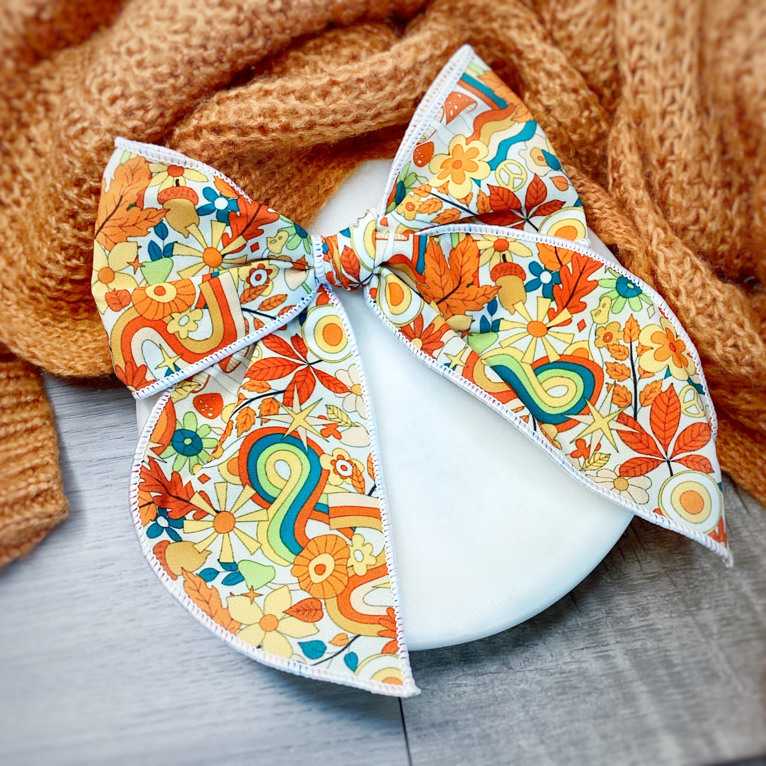 Woodstock Bow Strip, Headband and Scrunchie Collection