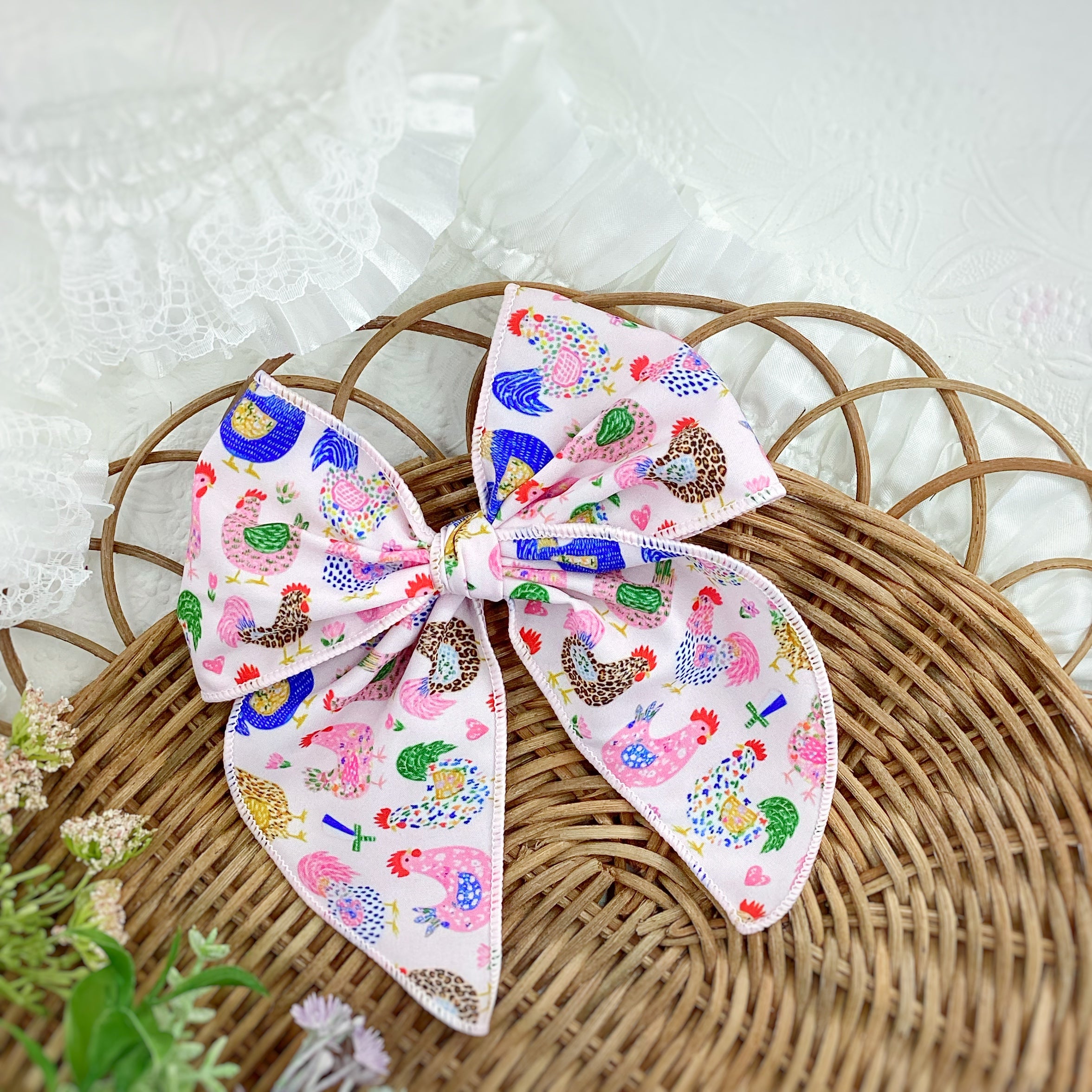 Country Chickens Bow Strip Collection