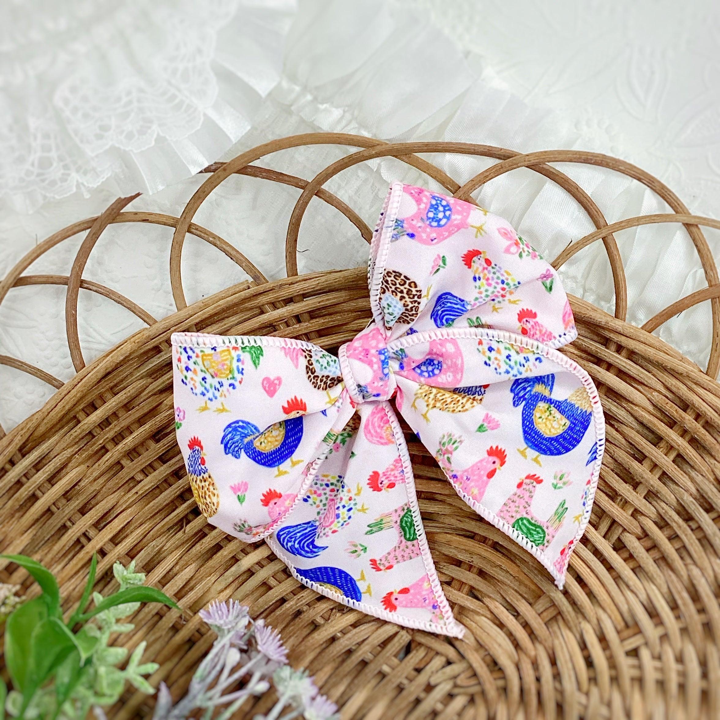 Country Chickens Bow Strip Collection