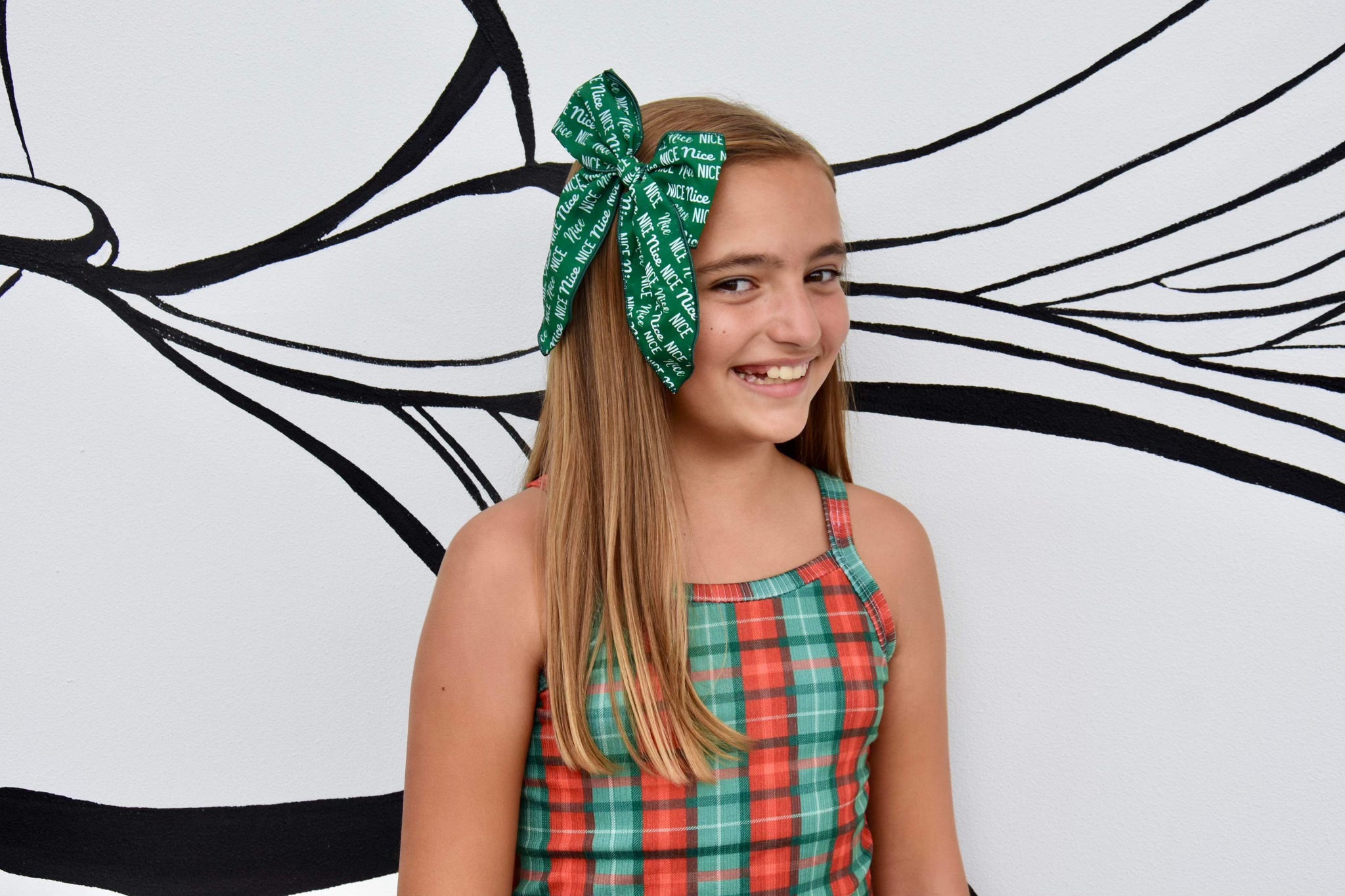 Naughty and Nice Bow Strip and Scrunchie Collection